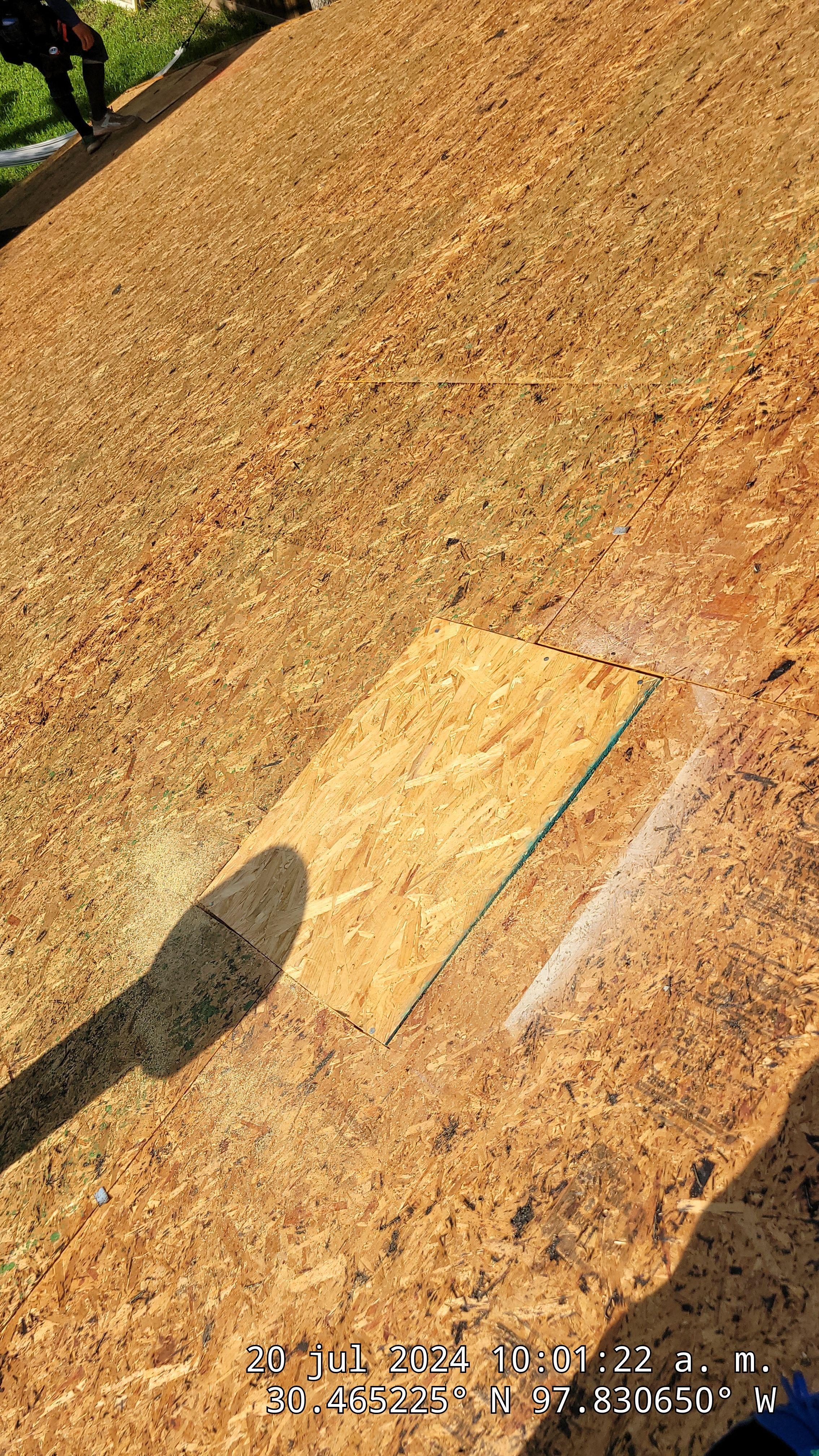 Architectural Shingle Roofing Replacement and Decking Repair in Cedar Park by Caliber Restoration LLC