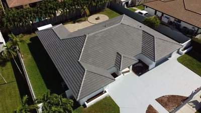 Residential Roofing Installation using Tile Roof