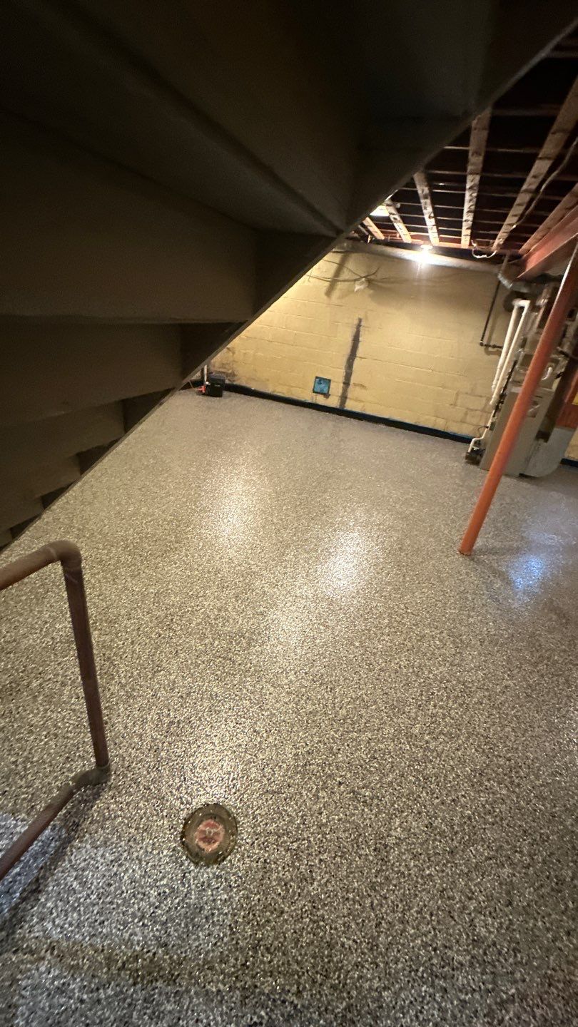 Basement + Garage Project in Pittsburgh by Floors in a Day, Inc