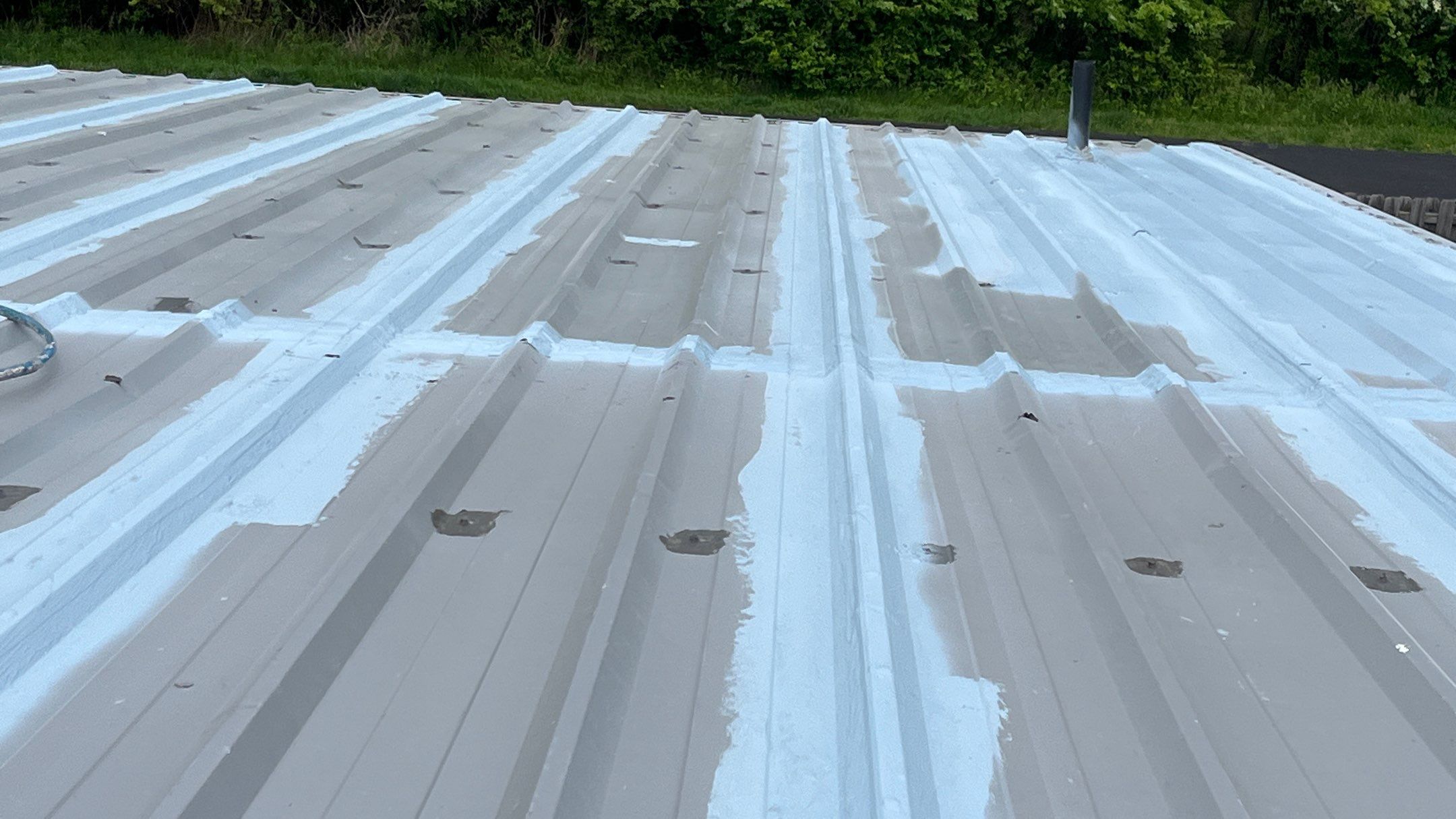 Berea Ohio Metal Roof Coating by Gold Star Roofing LLC 