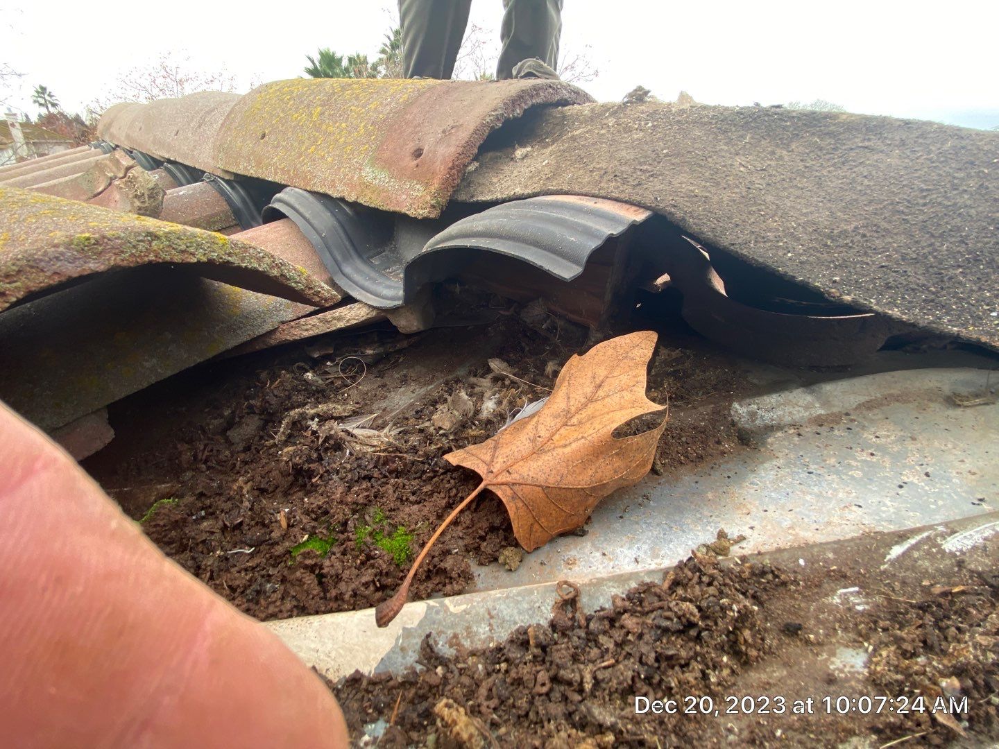 Tile Roofing Repair by Grandmark Service Company