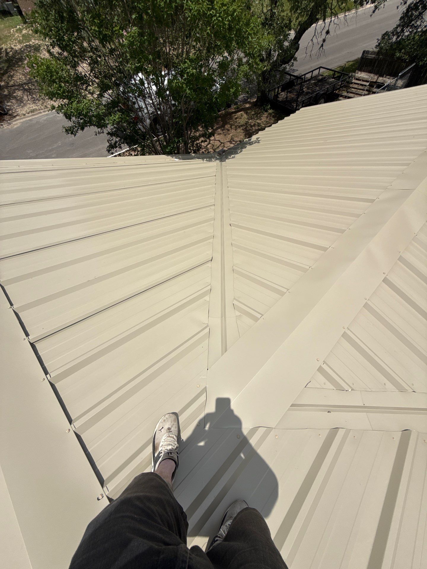 Residential Metal Roof Replacement and Custom Fascia Repair in Kerrville by Rich the Roofer LLC