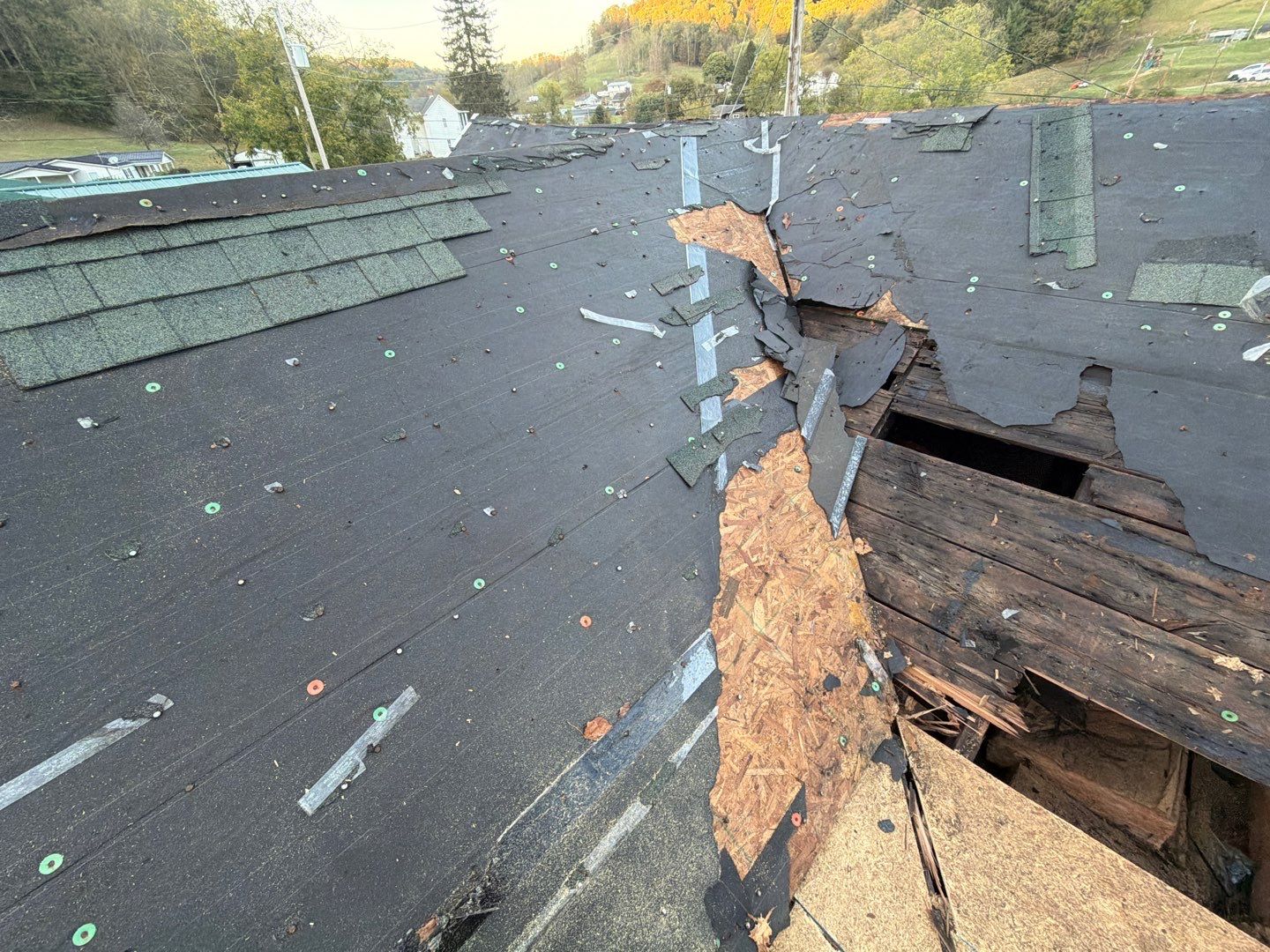 Residential Roofing Installation using GAF Timberline HDZ Oyster Grey by Rainstoppers Roofing