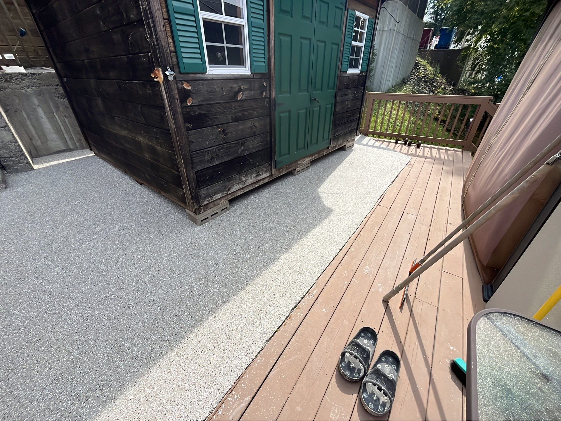 Patio & Steps in Tyngsborough, MA 01879 by Symphony Concrete Coatings