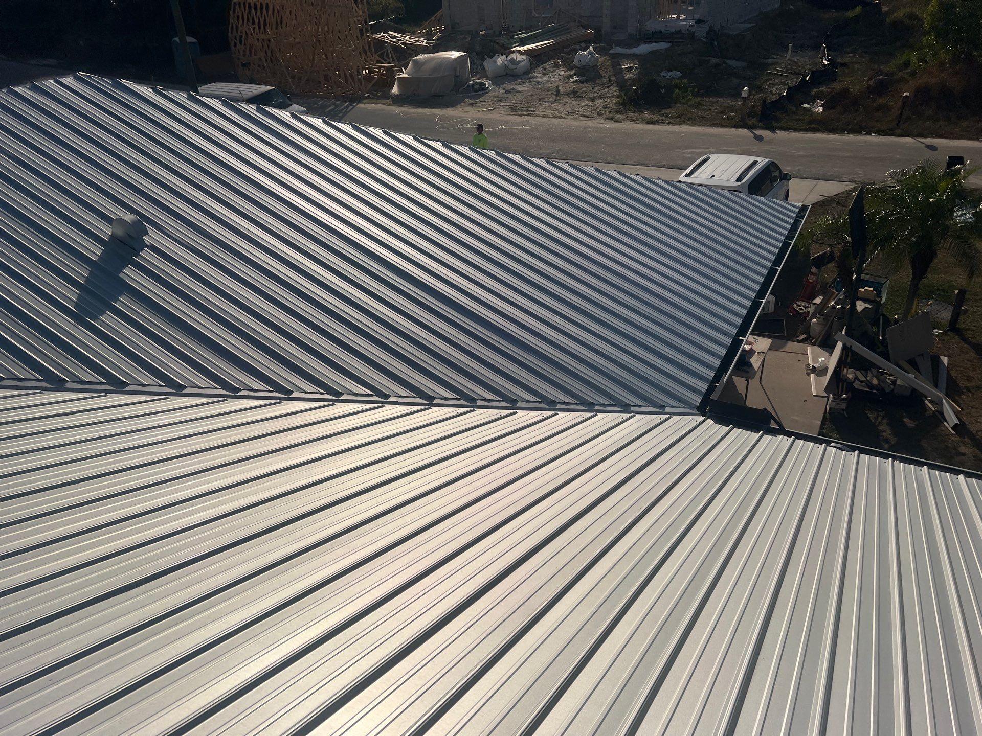 Residential Roofing Installation using Tuff Rib by Durabilis Roofing INC