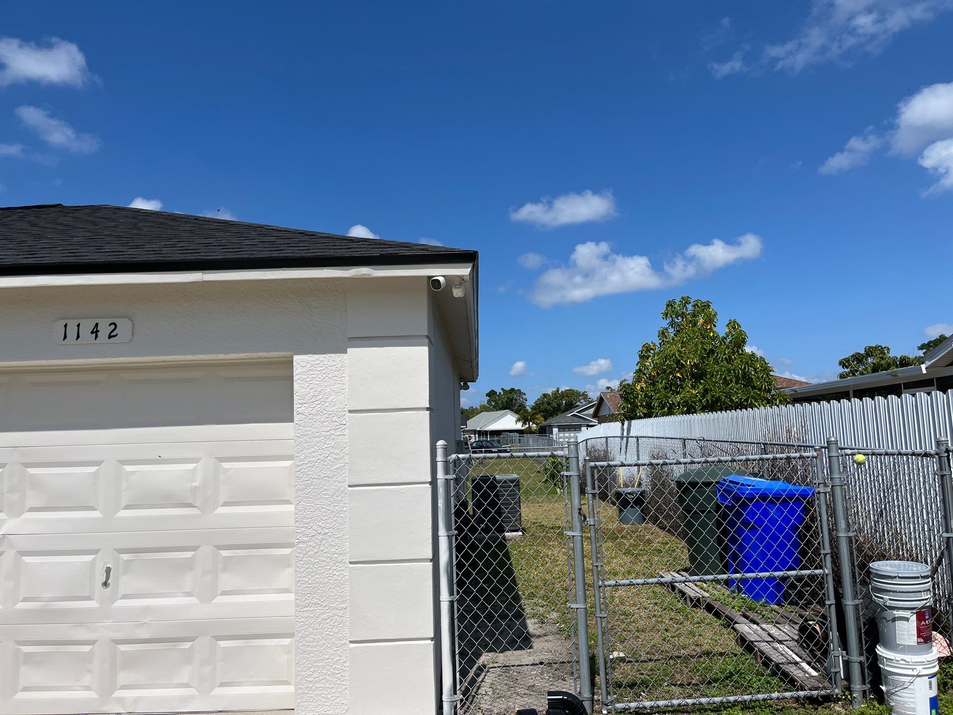 Black Seamless Gutters and Downspouts in Fort Myers FL by Gutter Professors
