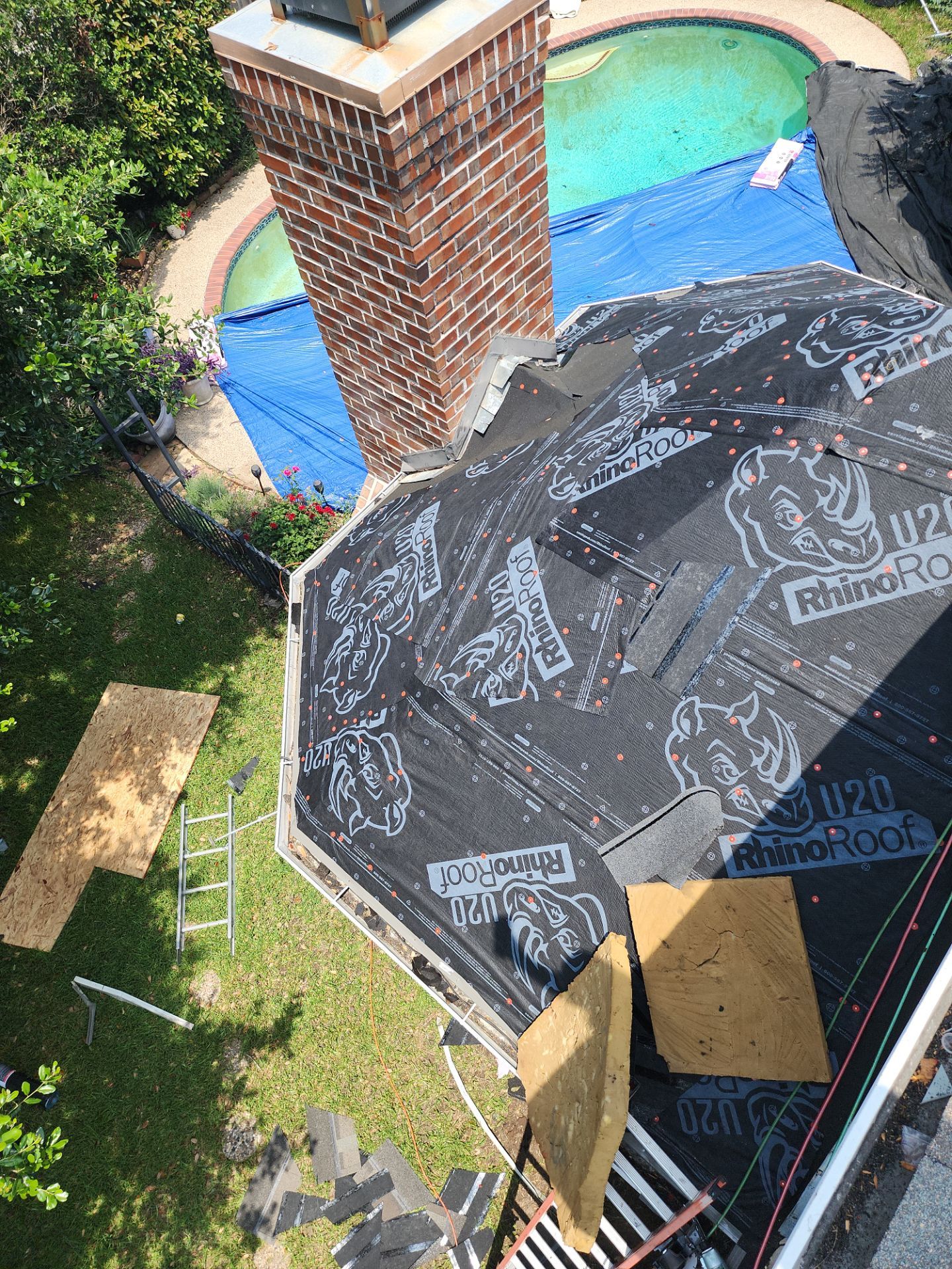 Residential Roofing Repair using Owen's Corning Duration (Lifetime) Shingles by Roof Repair Company