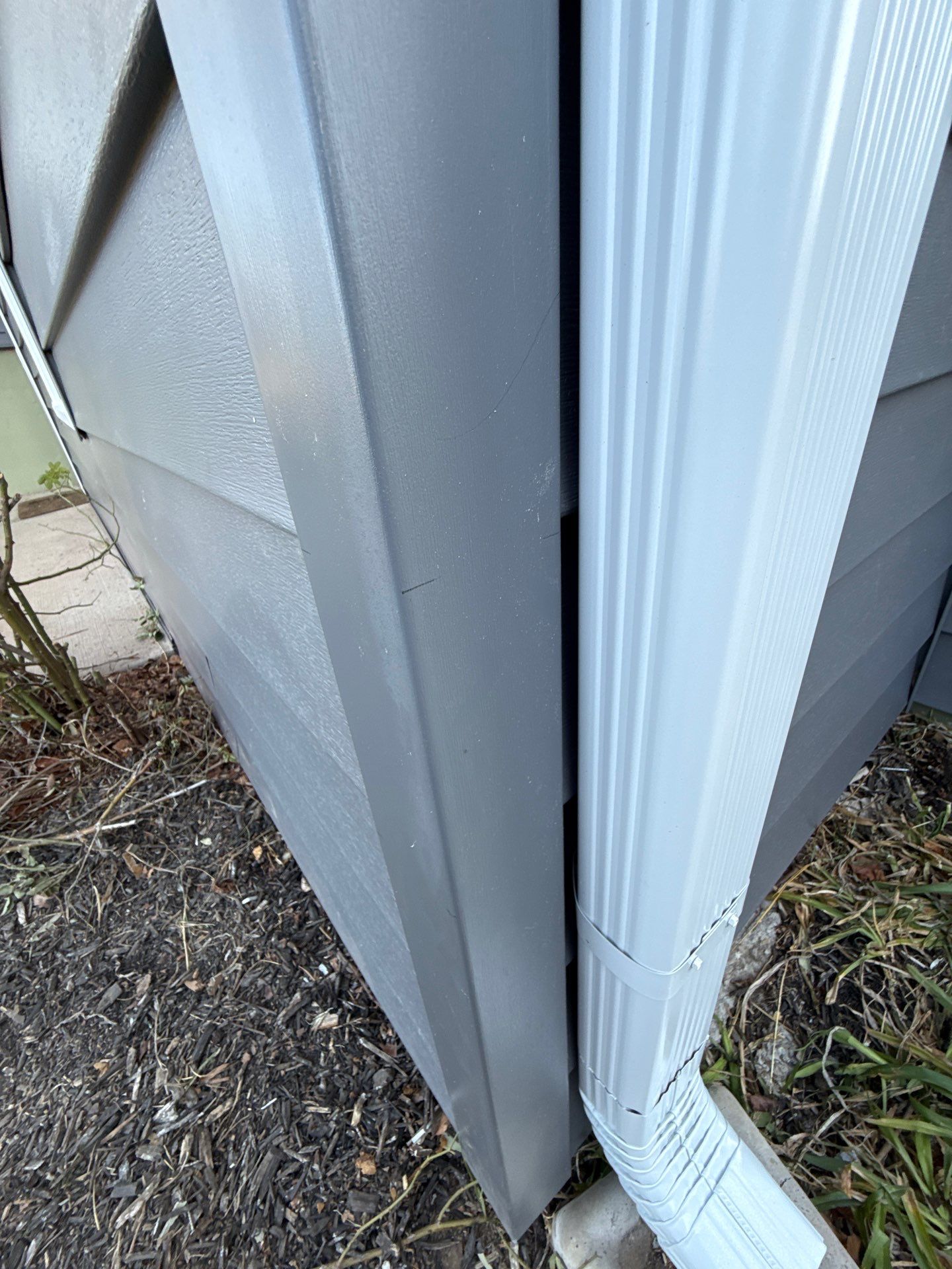 Split Entry in Smokey Ash Craneboard D7 by EEC  Windows, Siding & Roofing 