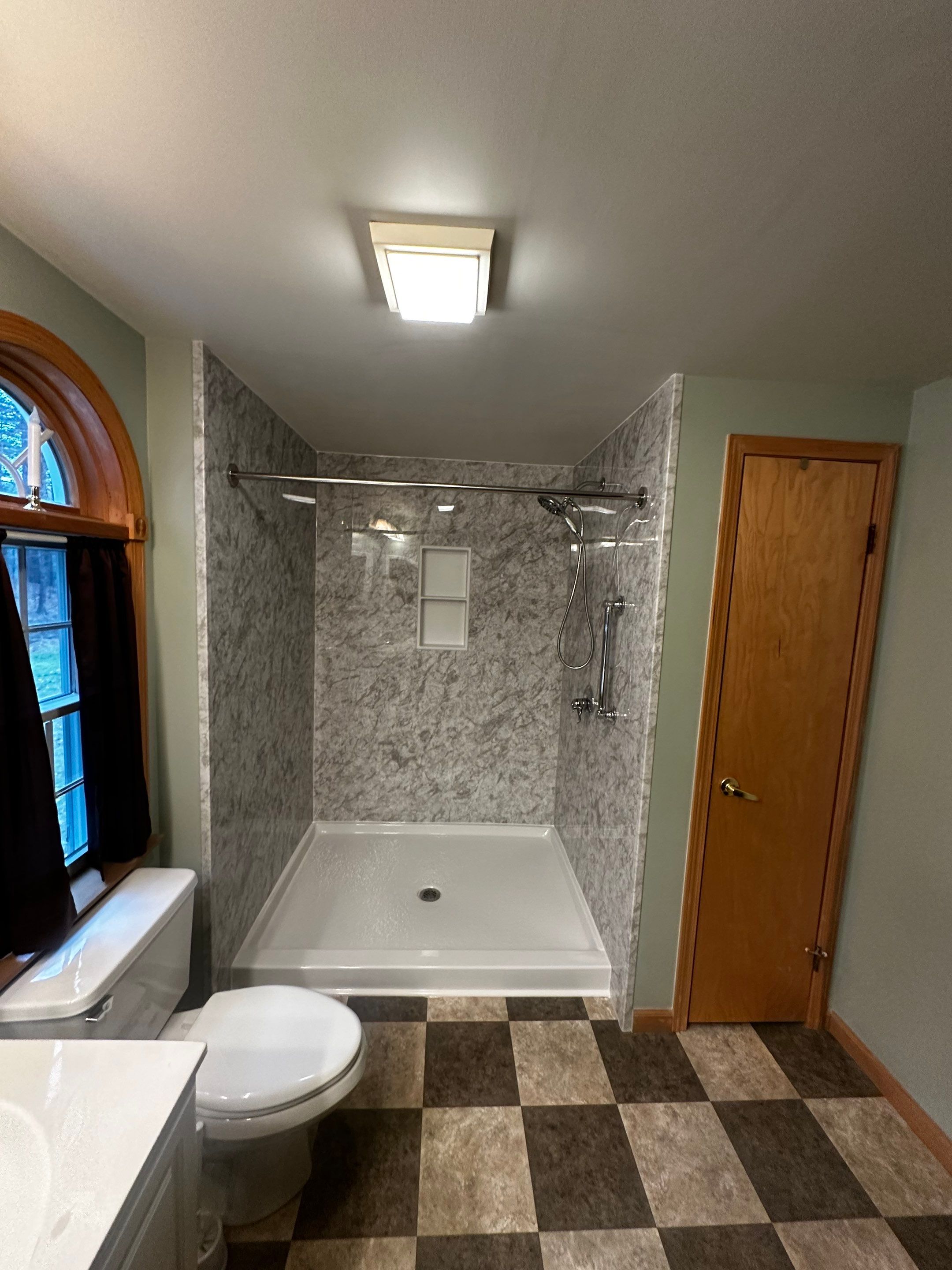 Tub to Walk-In Shower Installation in East Chatham, NY  by Yankee Home Improvement
