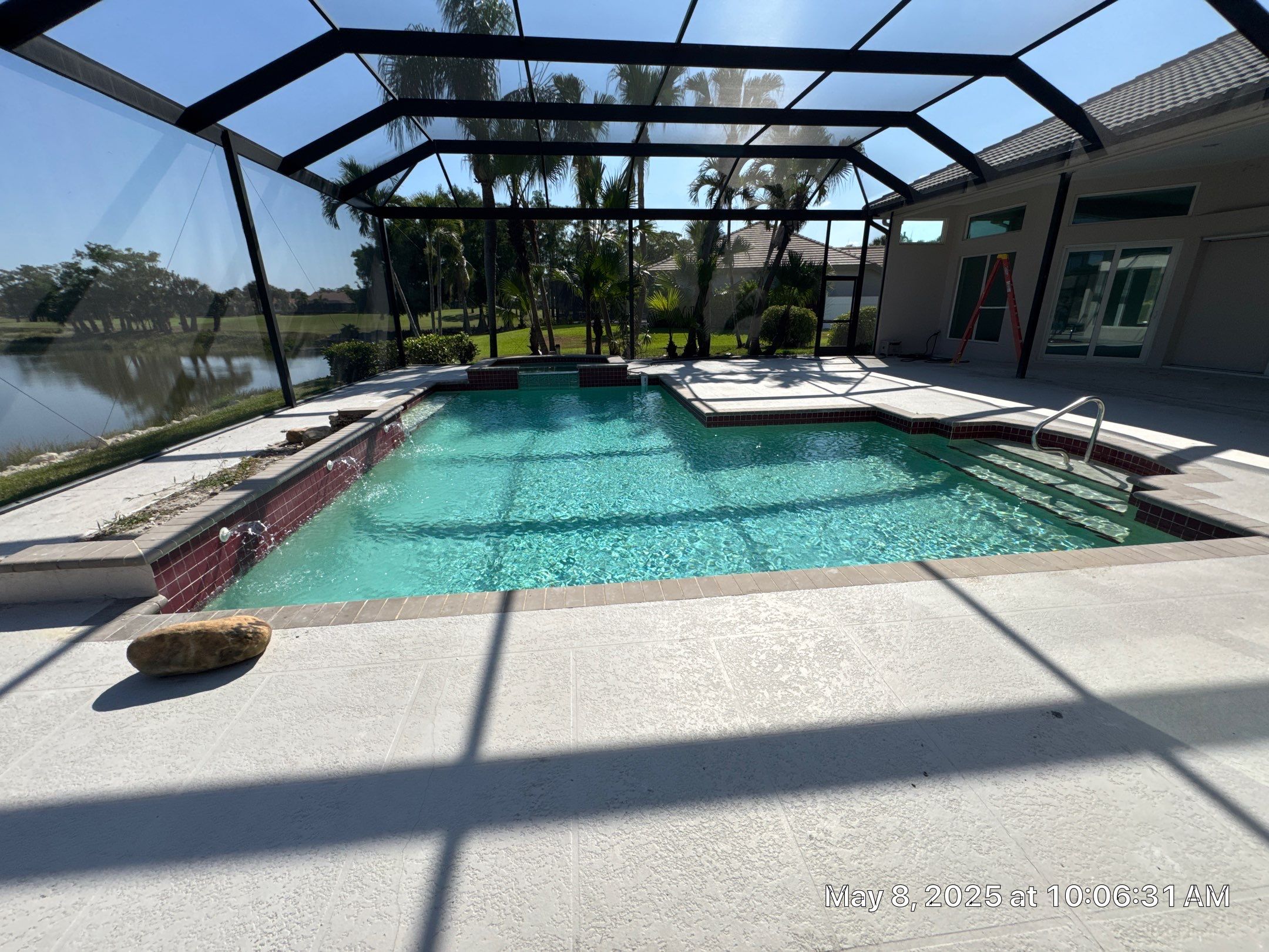 Pool Renovation/Porcelain pavers/Wild Cat Run by Old Town Pavers Llc