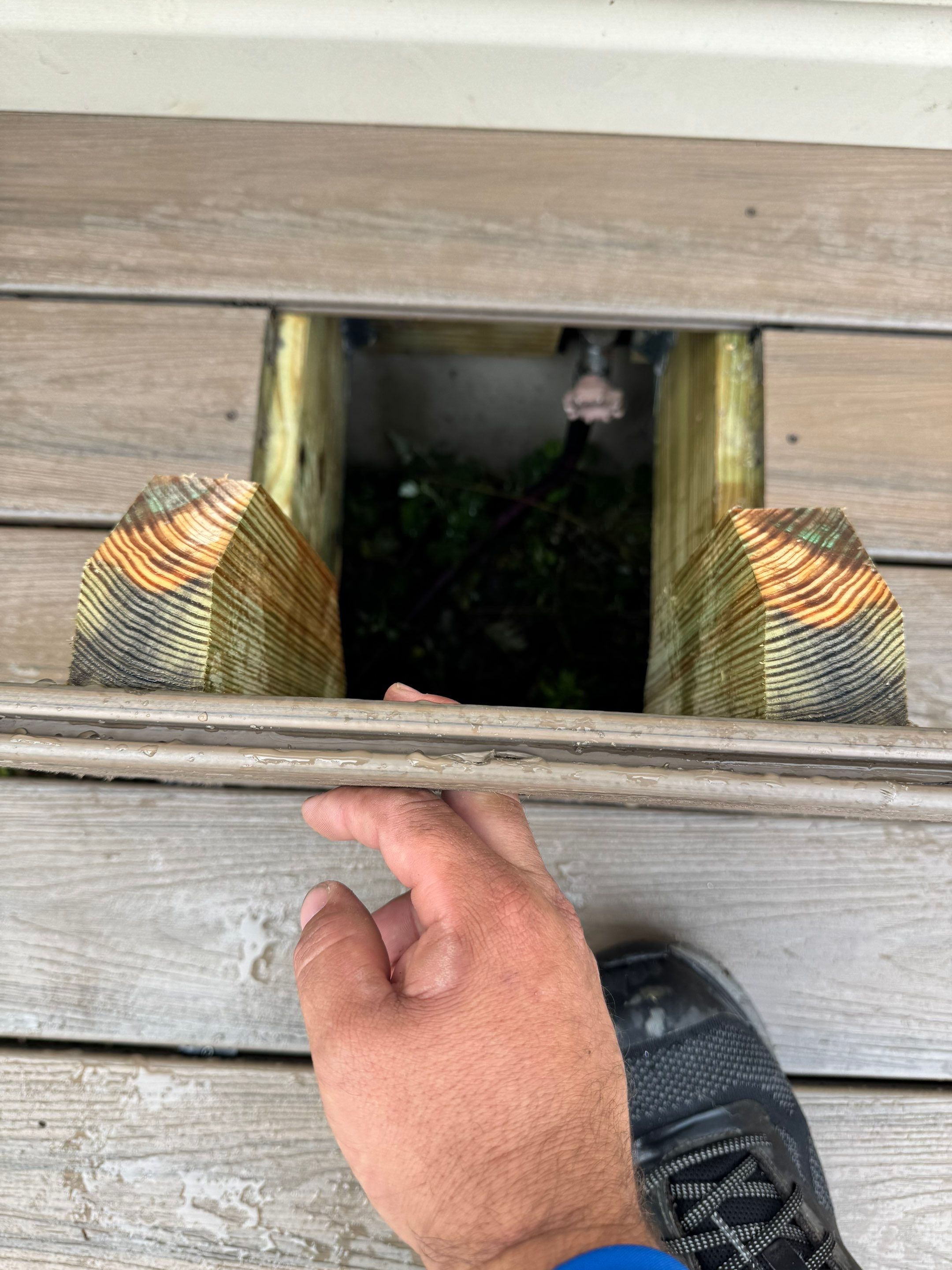 New Deck using Deckorators Venture - Color Sandbar  by deck guardian