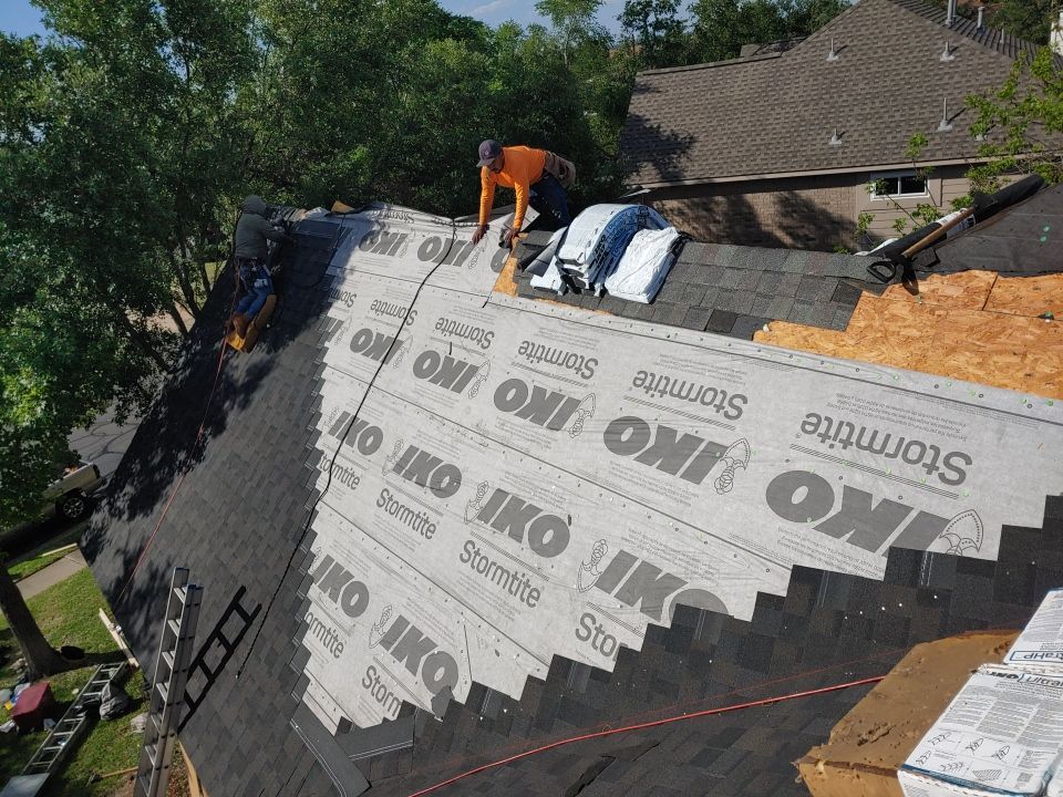 Austin Residential Roof Replacement Featuring IKO Glacier Architectural Shingles by Caliber Restoration LLC