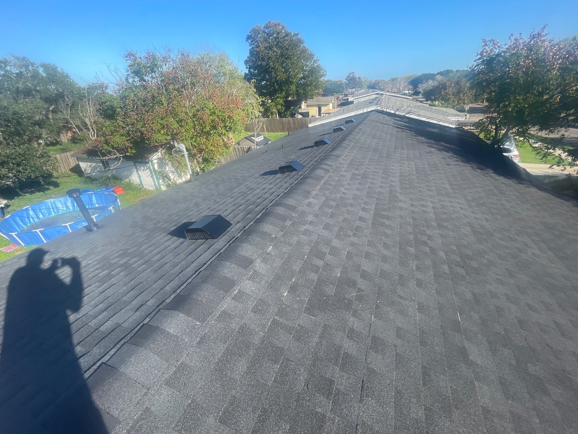 Residential Roofing Installation using GAF HDZ Charcoal by Lighthouse Roofing