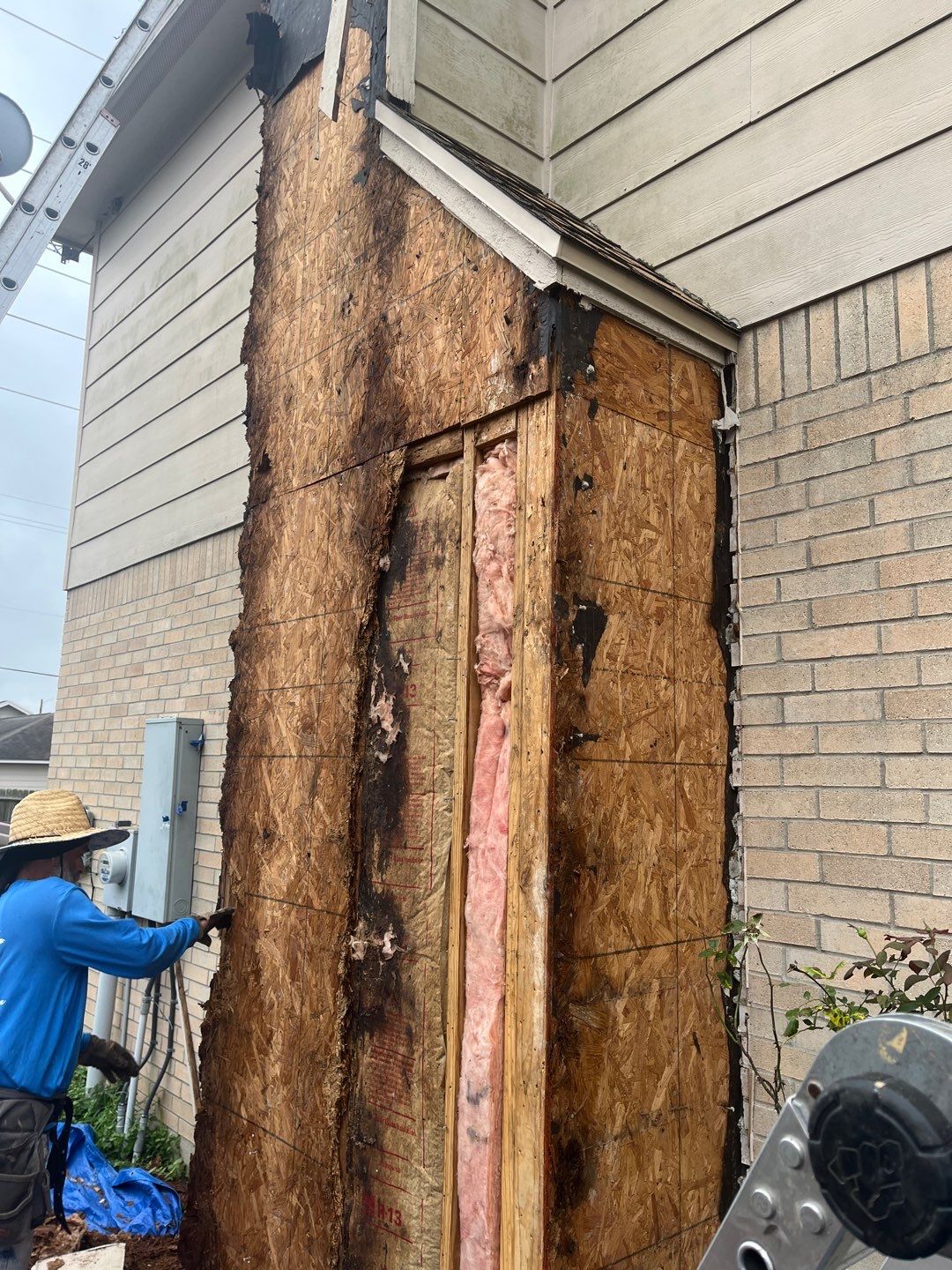 Chimney looks good but its BAD! by Bayfront Roofing and Construction