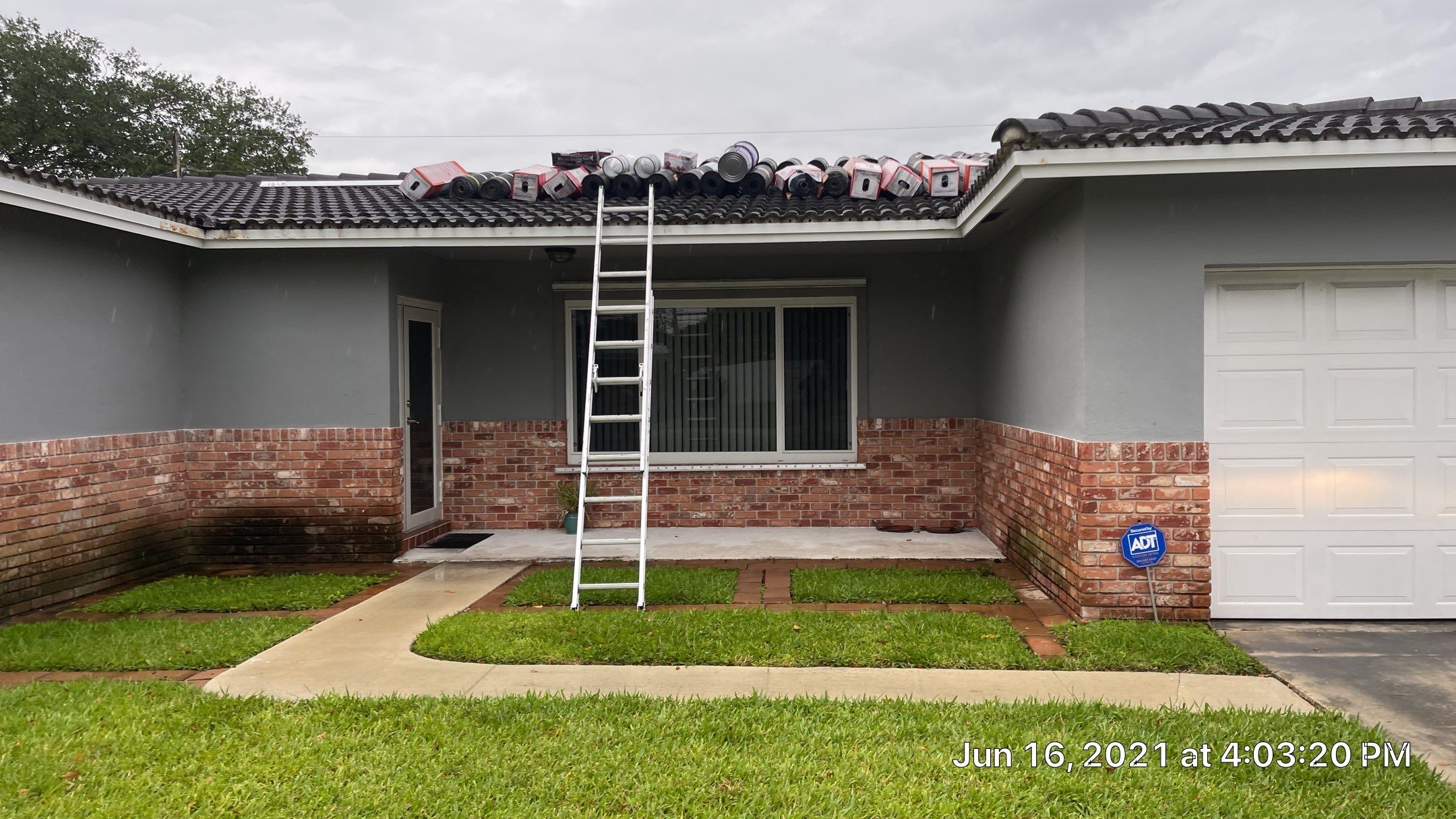 Residential Roofing Installation using 1" Nail strip metal roof by BLUES BROTHERS ROOFING