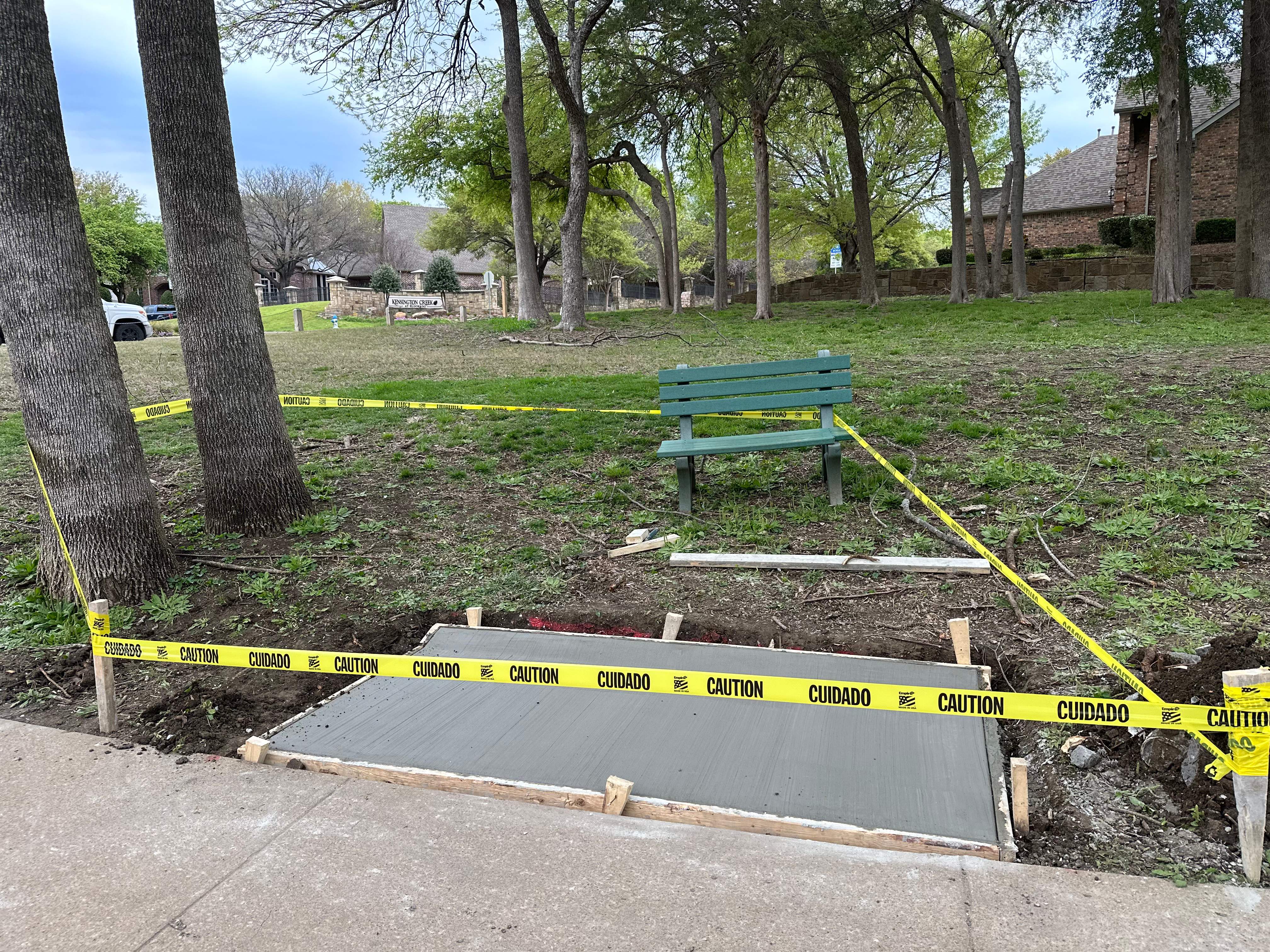 Bench Additions to Community  by SLM General Contractors & Roofing