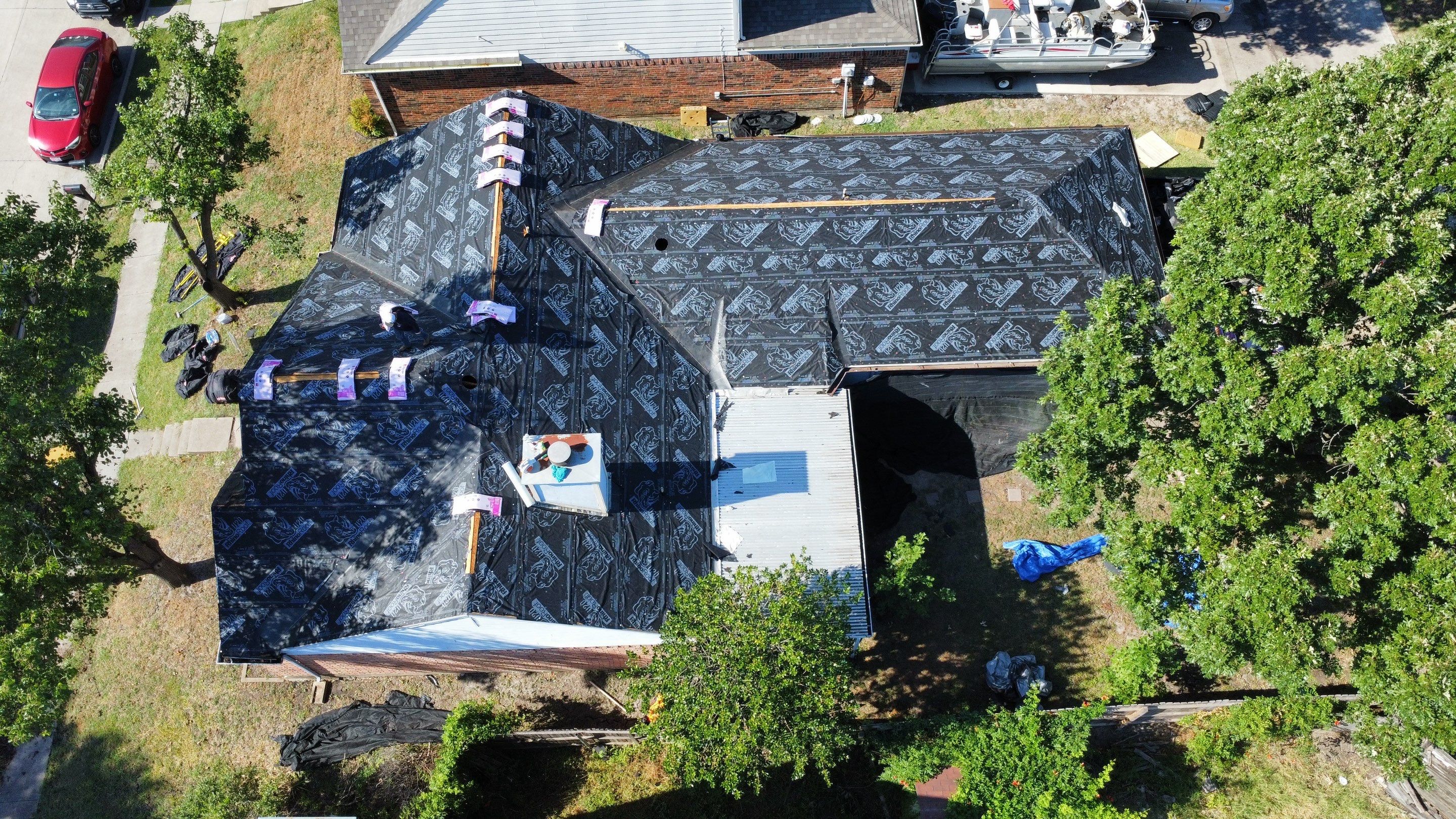 Paid for by Insurance Reroof. by Berry Good Roofing 