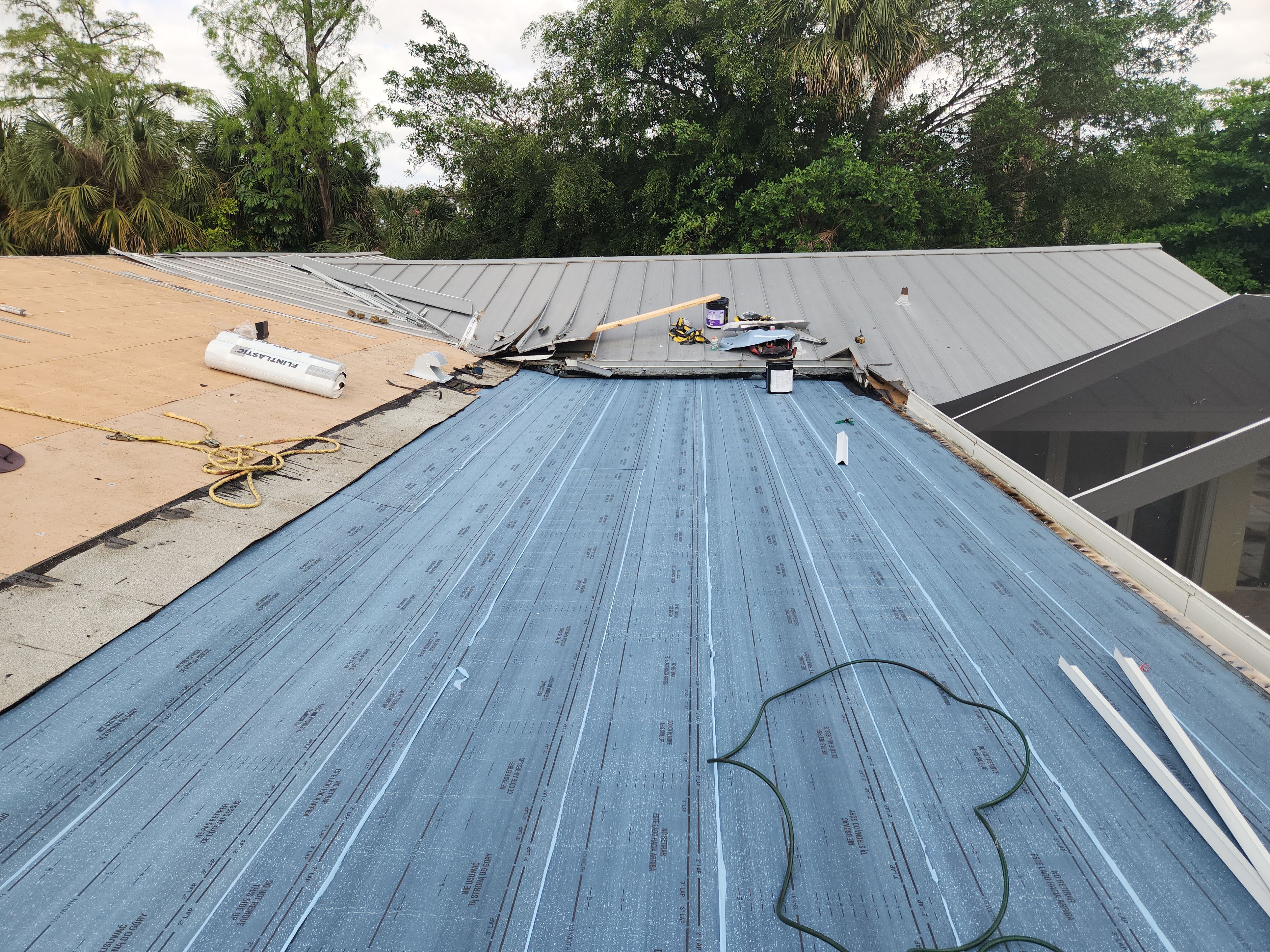 Flat Roof Replacement and Fascia Repair in Margate by Aastro Roofing