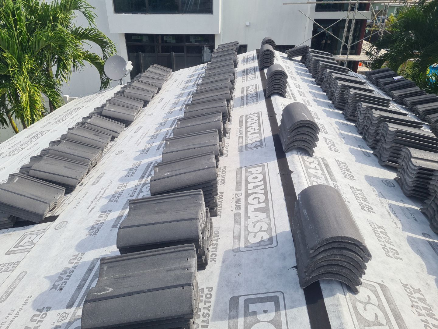 Residential Roofing Installation using Eagle Roofing Tile by BLUES BROTHERS ROOFING