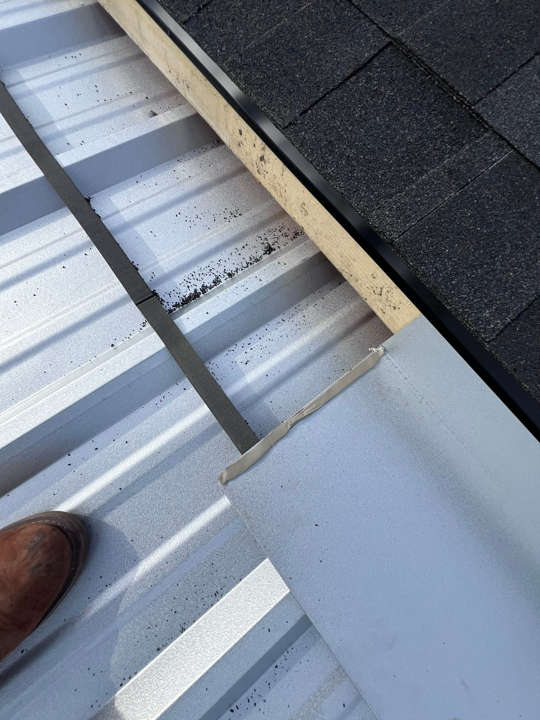 Residential Roofing Installation using Metal by Roof Repair Company