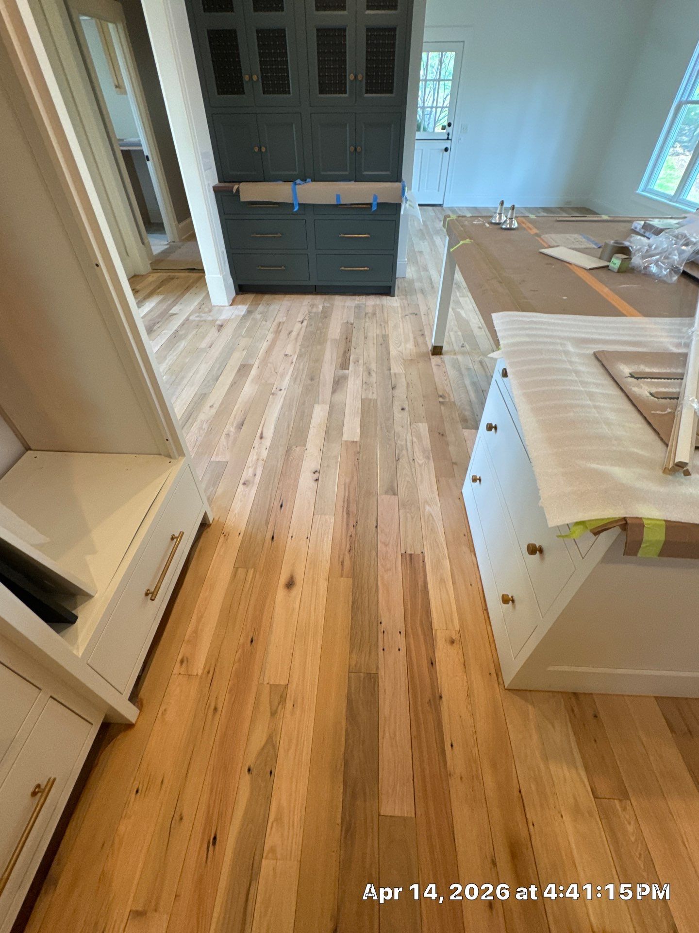 Sand and Finish, Herringbone Feature! by RTBaldwin Hardwood Floors