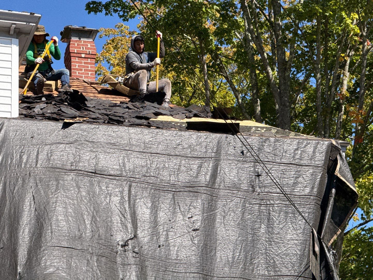 Full Roof Replacement on Historic Farmhouse with Decking Replacement – Repeat Customer by Sensible Home Solutions