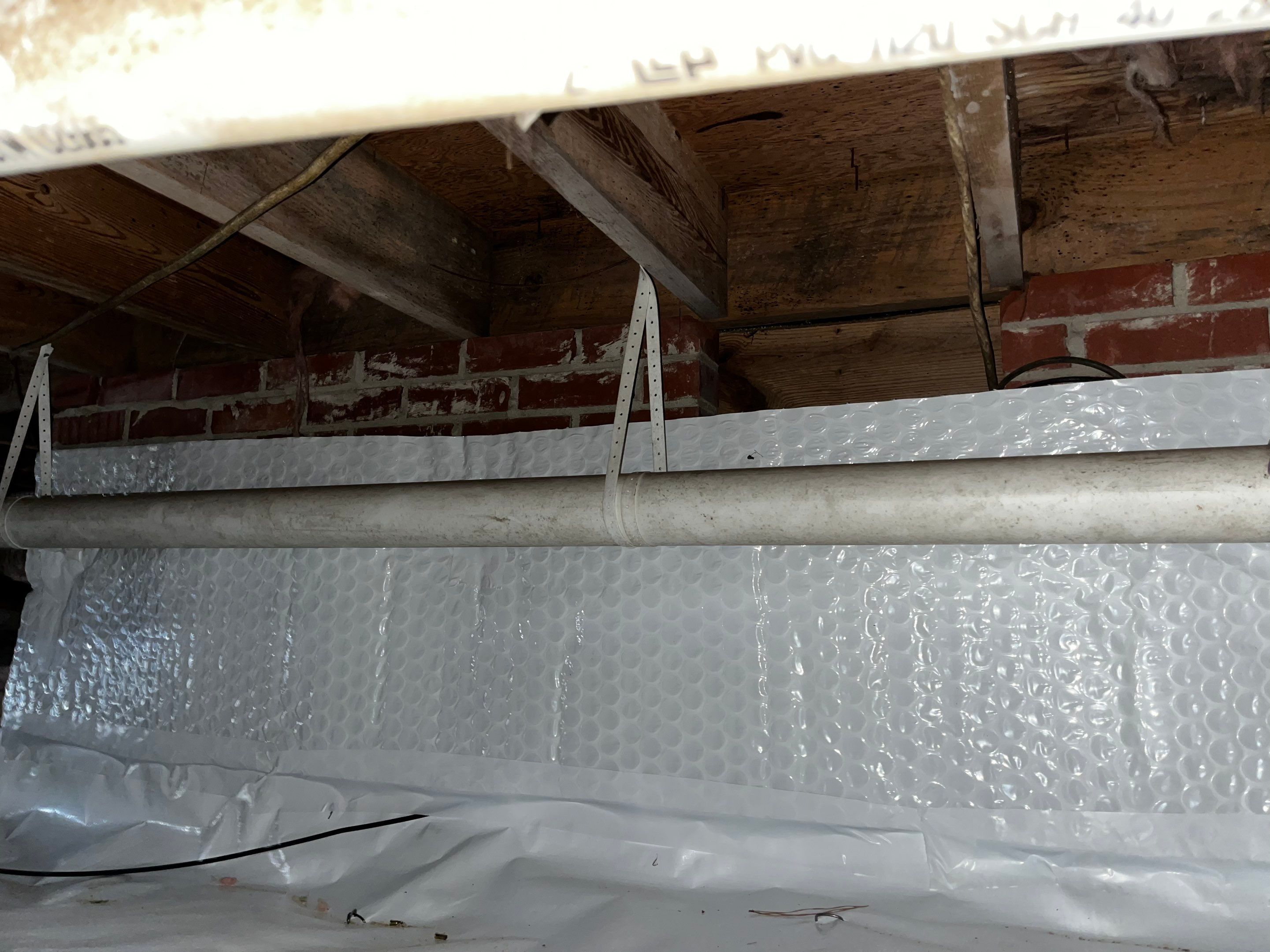 Impact Choice Encapsulation with French Drain and Crawlspace Doors by Impact Crawlspace
