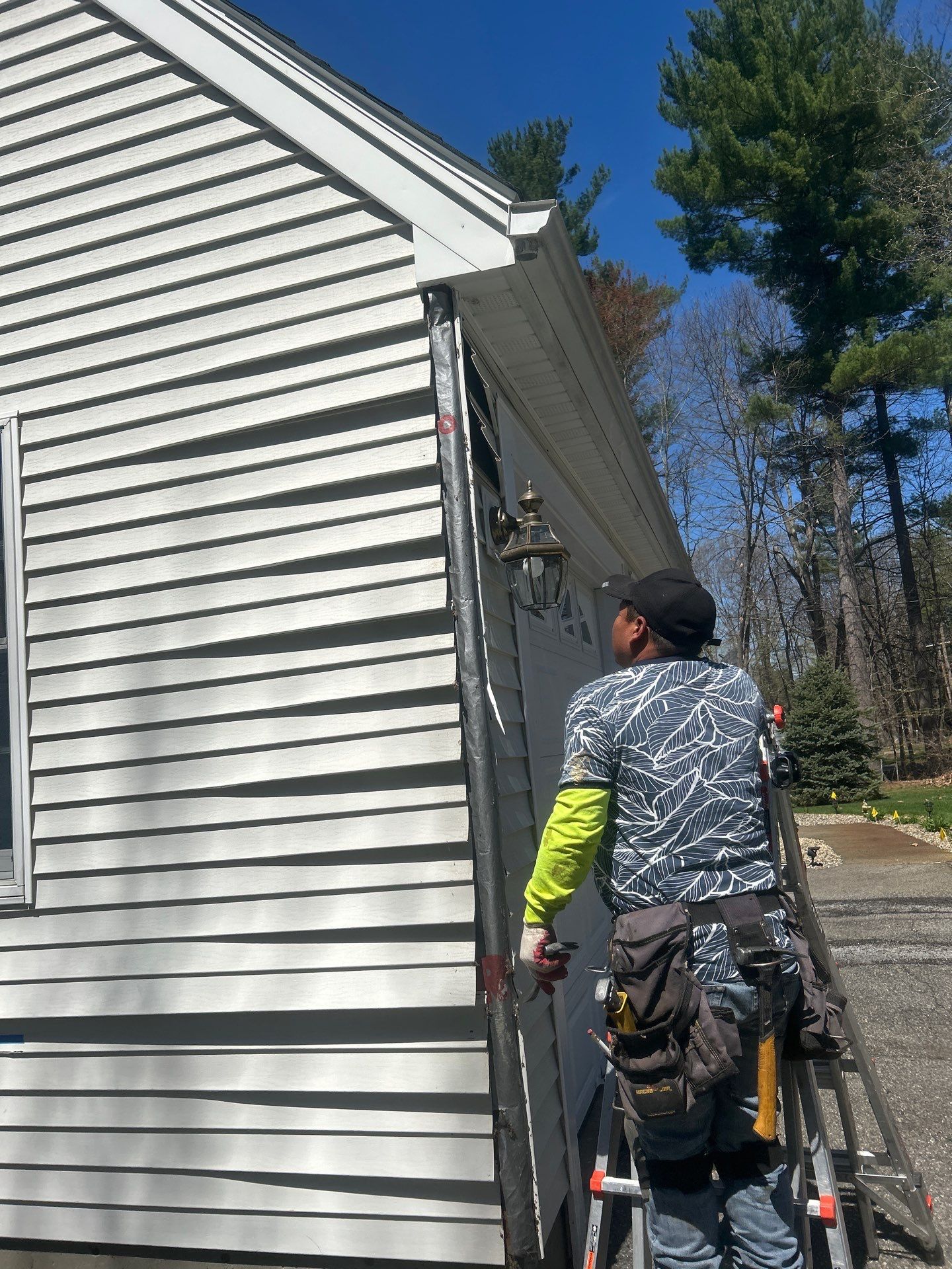 Vinyl Siding Repair with Spot Replacement by Mighty Dog Roofing of Greater Middlesex County