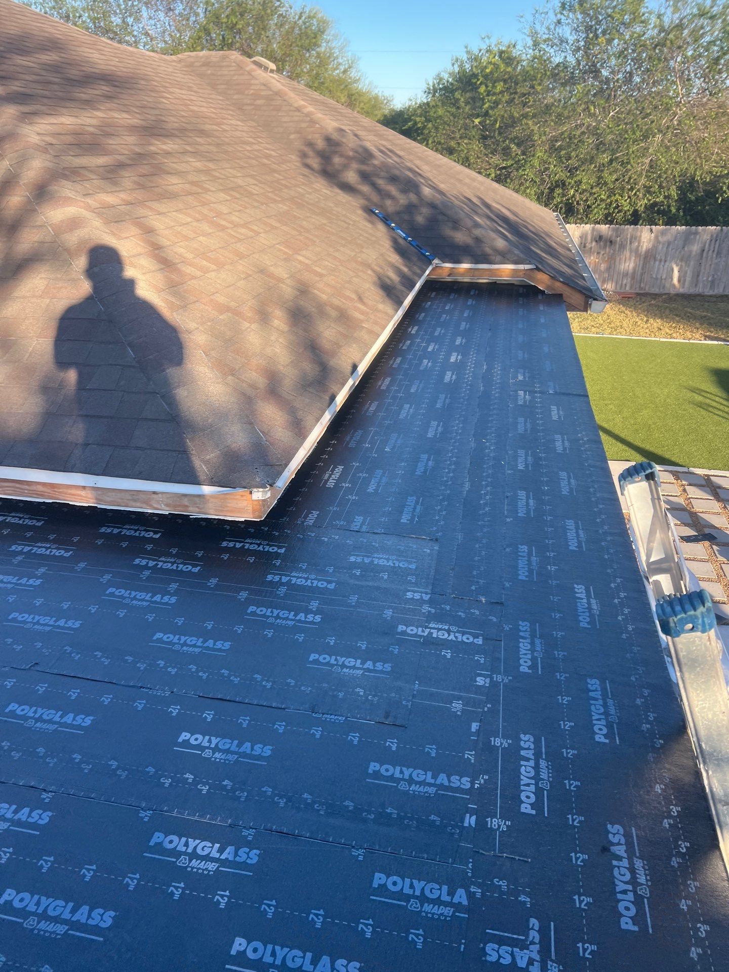 It Ain't Easy getting Shady  by Bayfront Roofing and Construction