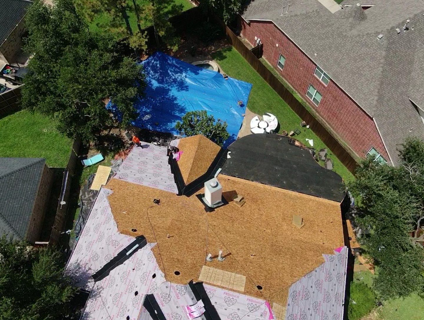 Residential Roof Replacement in Keller TX by Becker Roofing and Exteriors