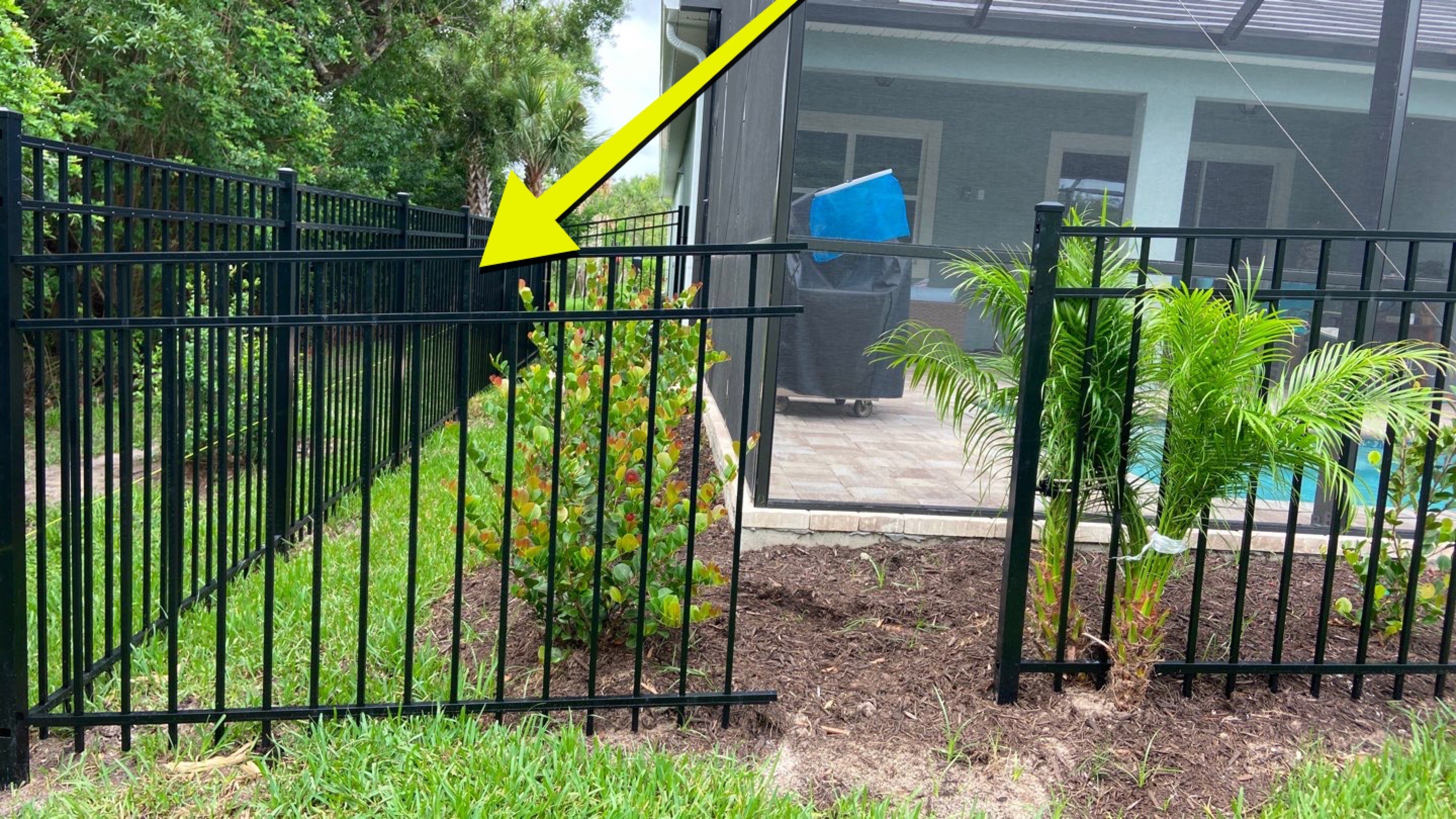 Sarasota, FL Aluminum Fence Installation using Black 3 Rail Aluminum Fence by Asap fence and gates, LLC