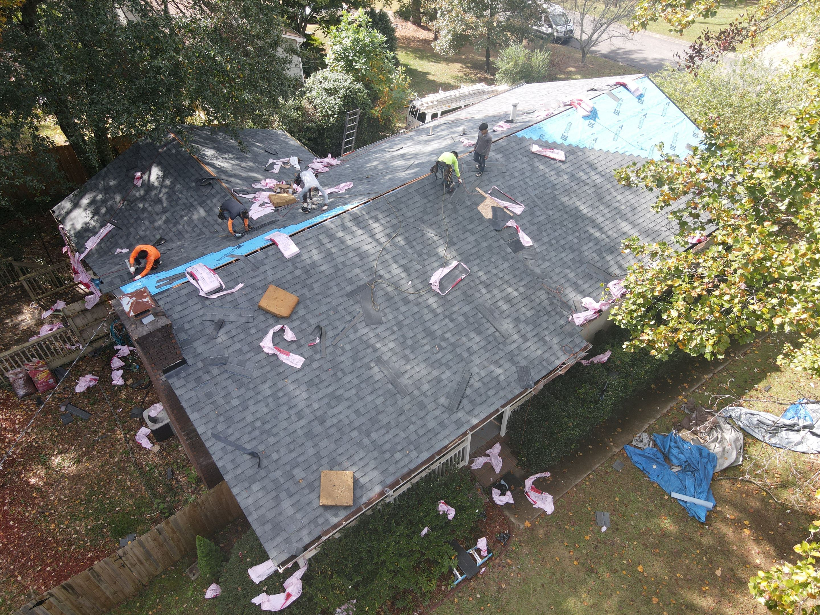 Residential Roofing Installation using Owens Corning by Inspector Roofing and Restoration