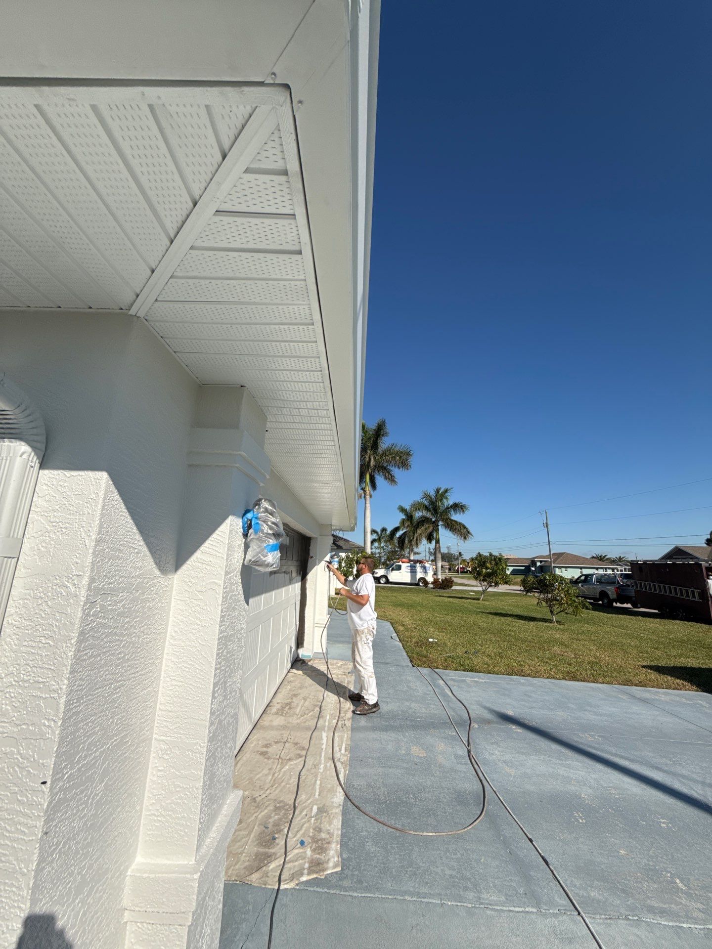 Residential Seamless Gutter Upgrade in Cape Coral FL by Gutter Professors