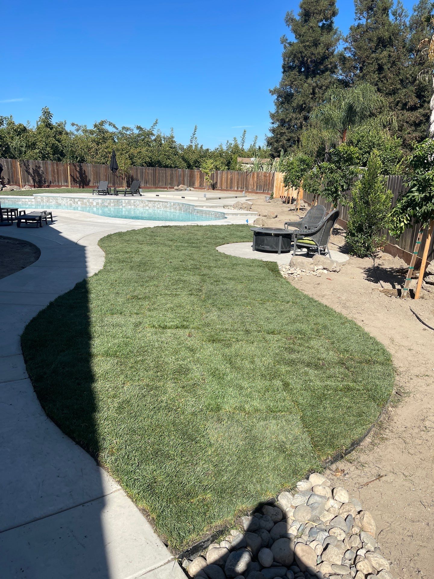 Project in Turlock by A - G Sod Farms