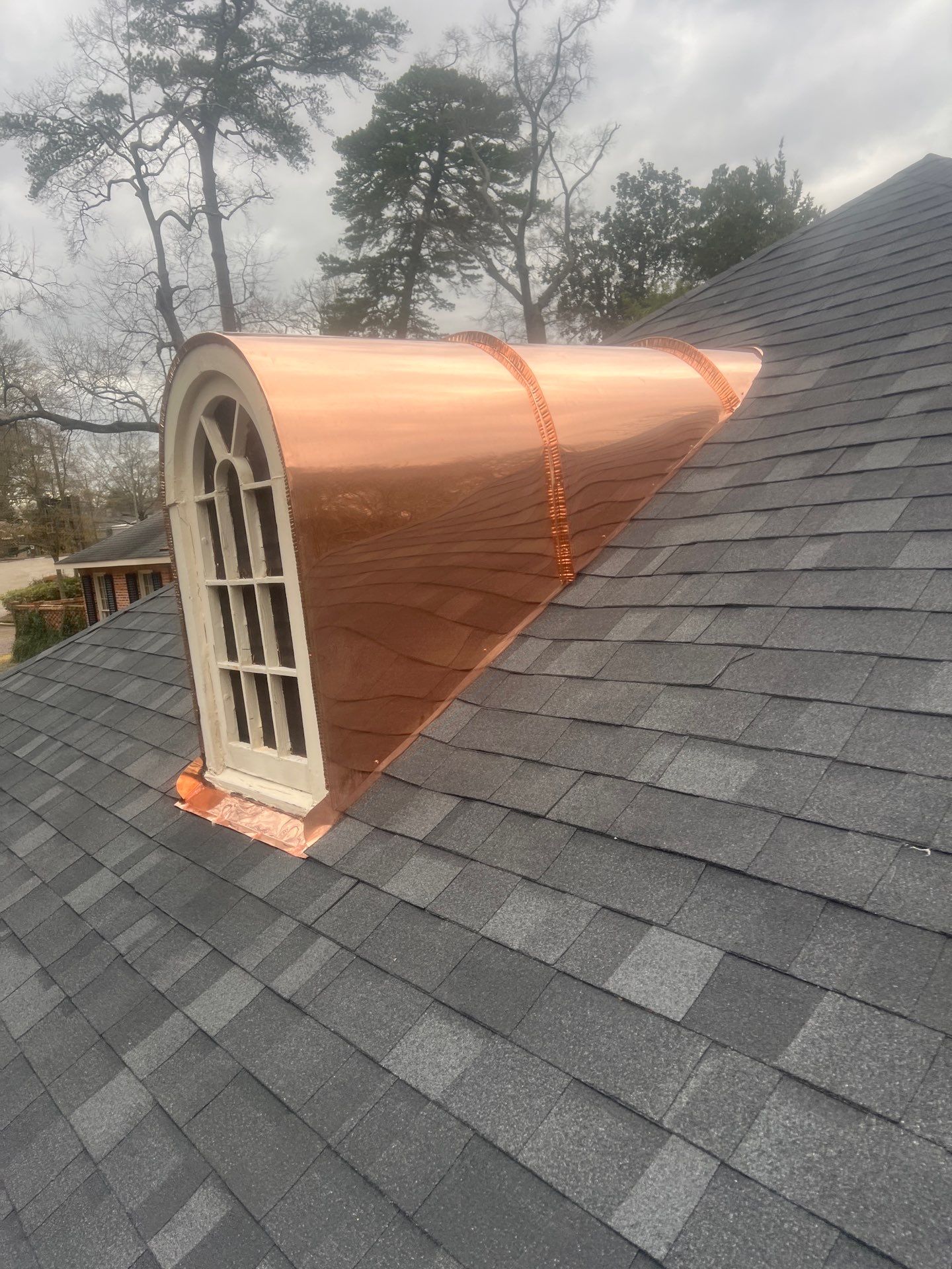 Onyx Black Shingle w/ Copper Upgrades by IAM Roofing LLC