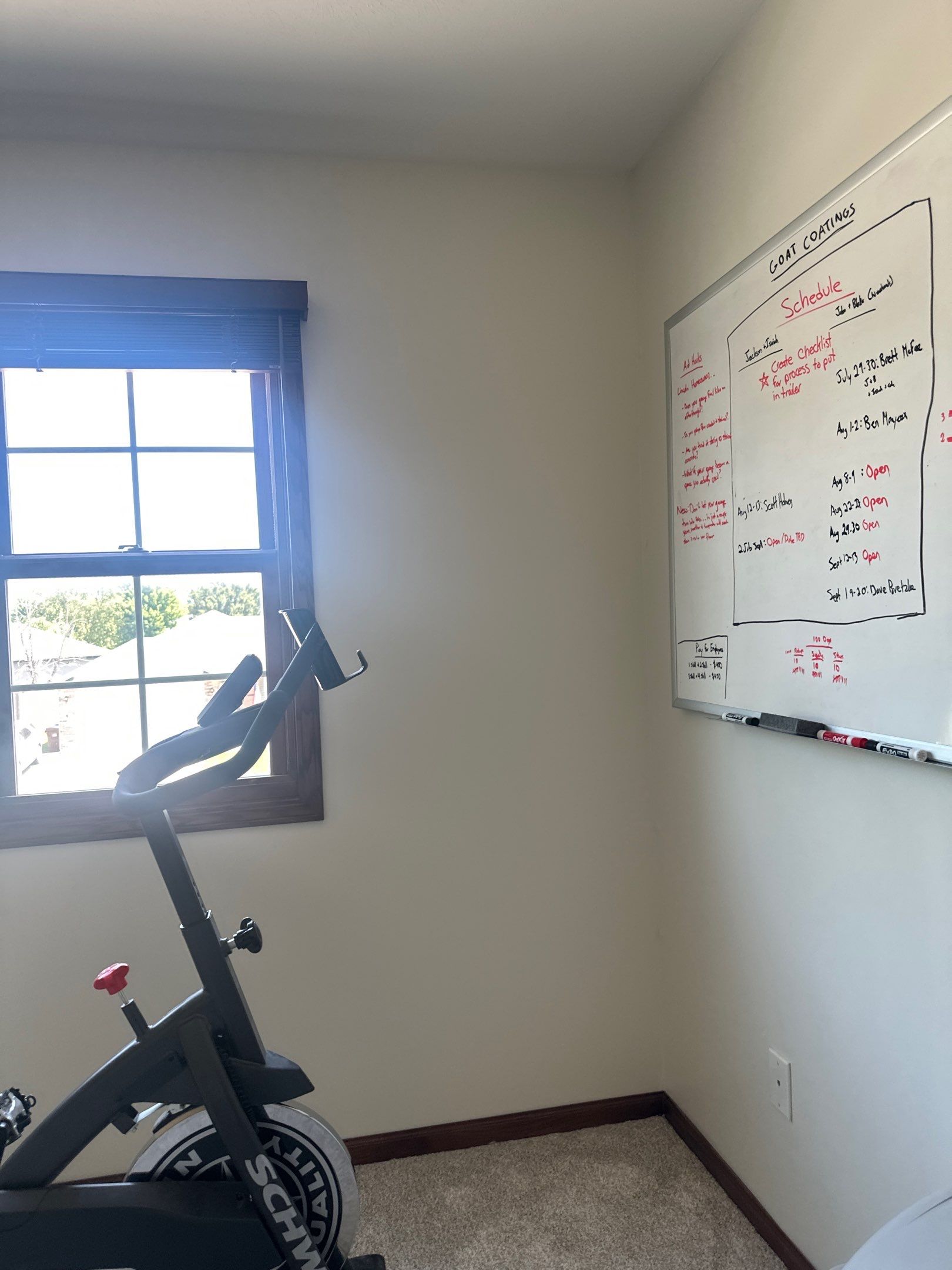 Professional Home Office and Fitness Suite Renovation in Lincoln by CompanyCam Sales Demo