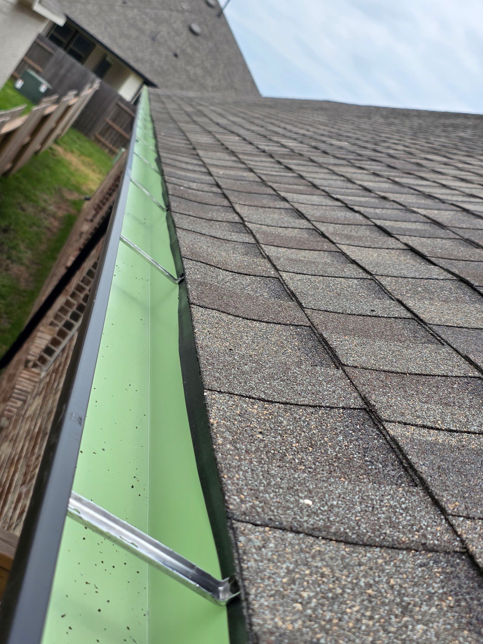 Gutter Install Project in Katy, TX by Proud Roofing