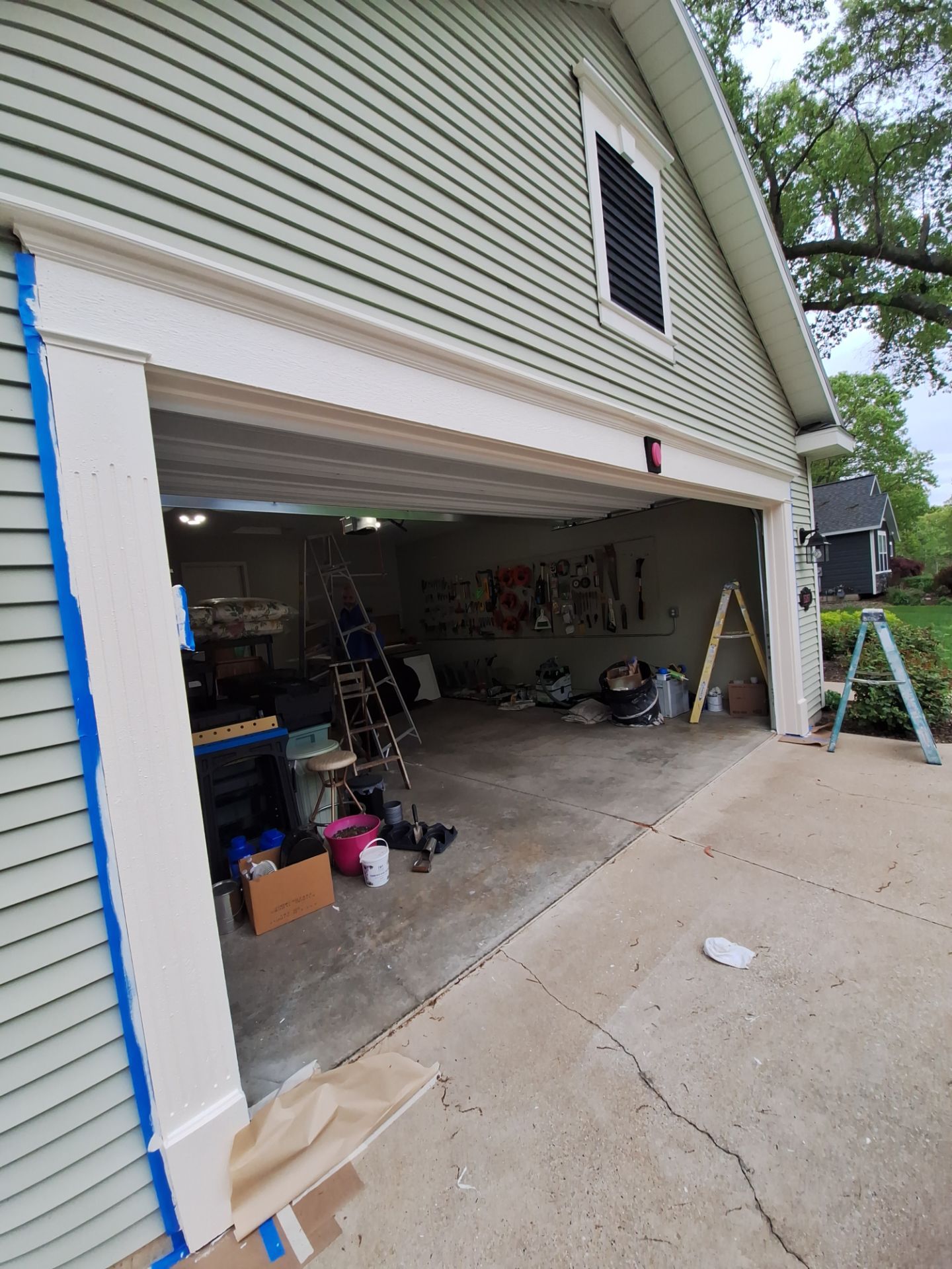 Garage Makeover: Interior, Exterior & Epoxy Floor by Gordon Painting