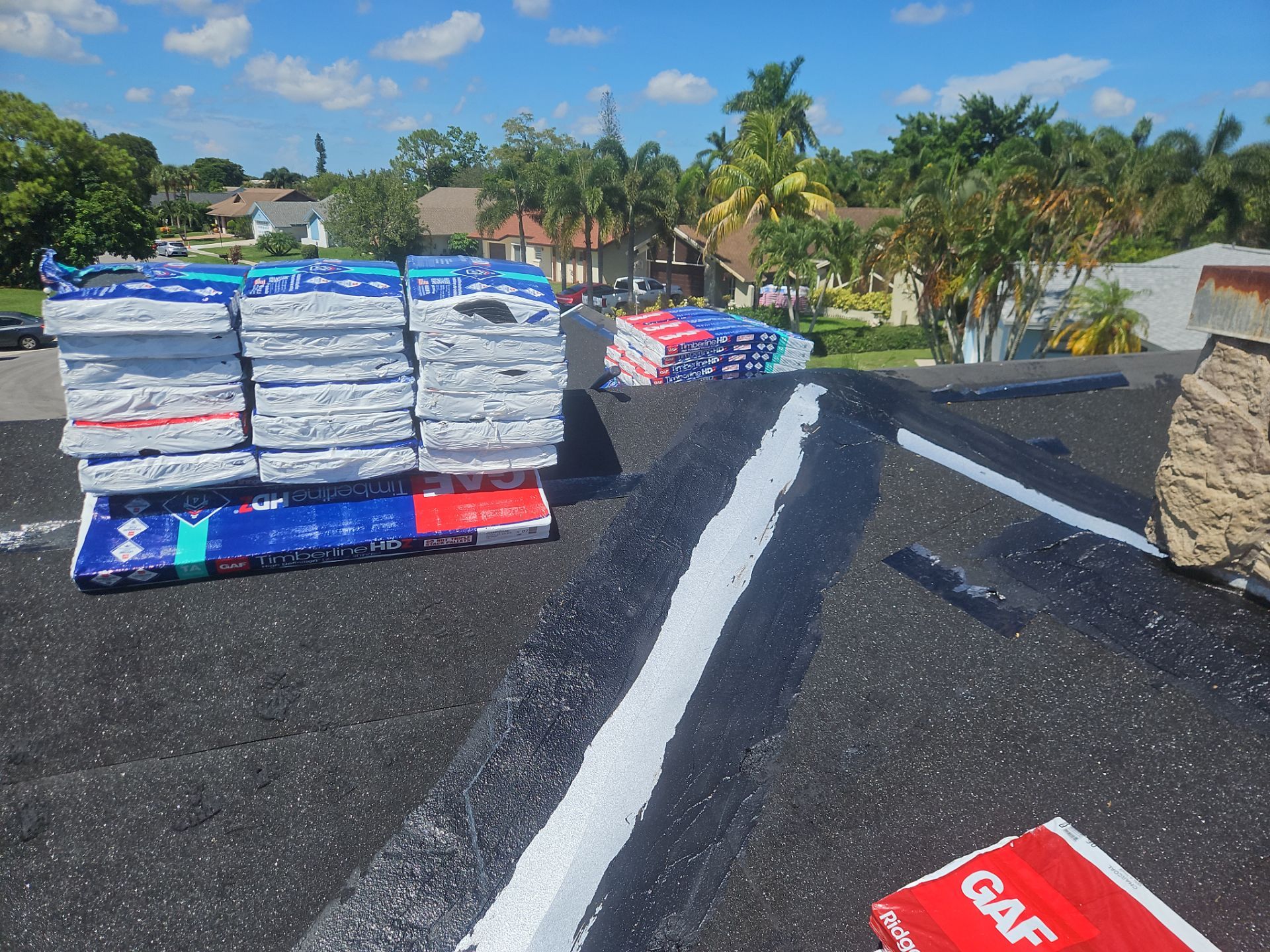 Residential Roofing Installation using GAF by BLUES BROTHERS ROOFING