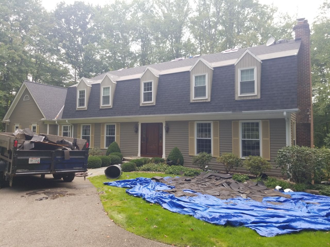Residential Roofing Installation using Owens Corning Duration, Driftwood by Absolute Roofing and Construction