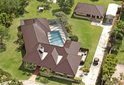 Metal Roof - Galvalume - Mansard Brown