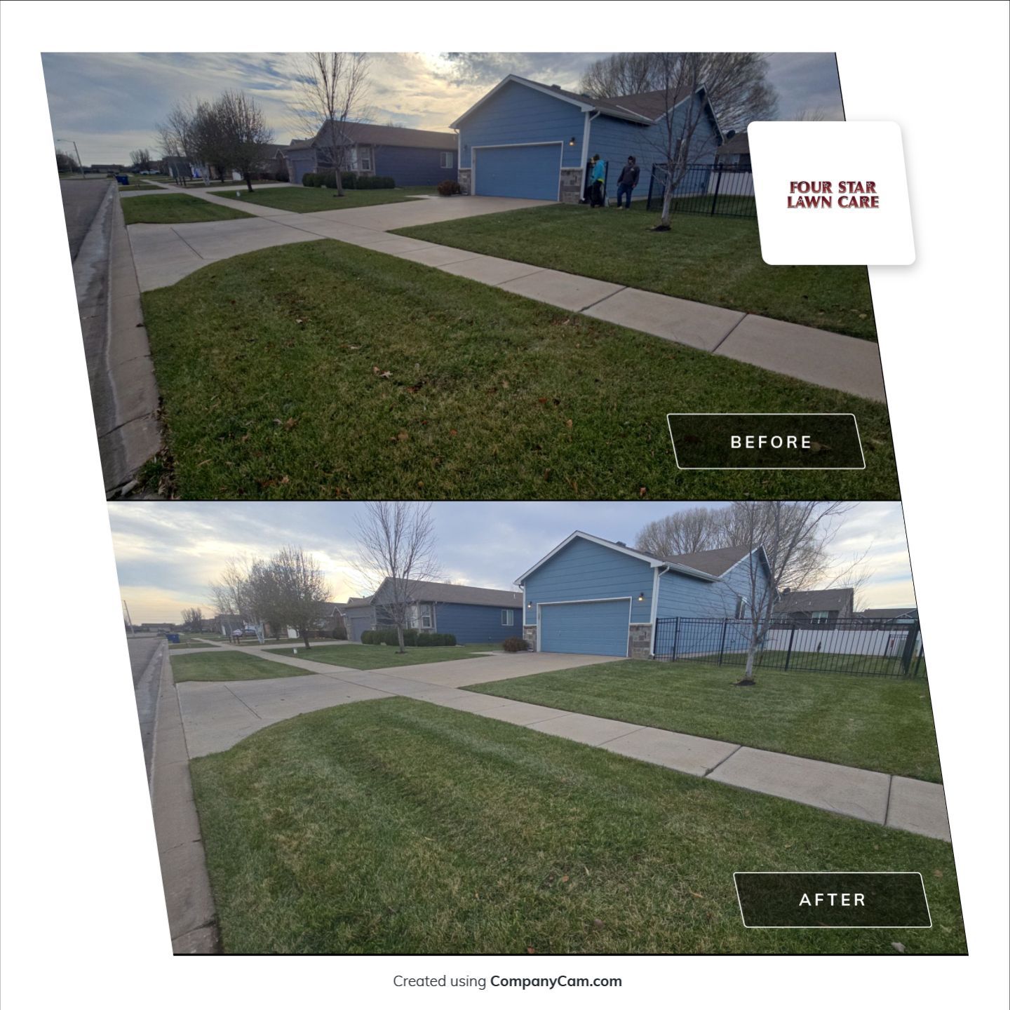 Project in Wichita by Four Star Lawn Care