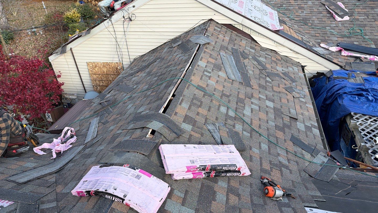 Roof Replacement using Owens Corning Aged Copper by 180 Contractors