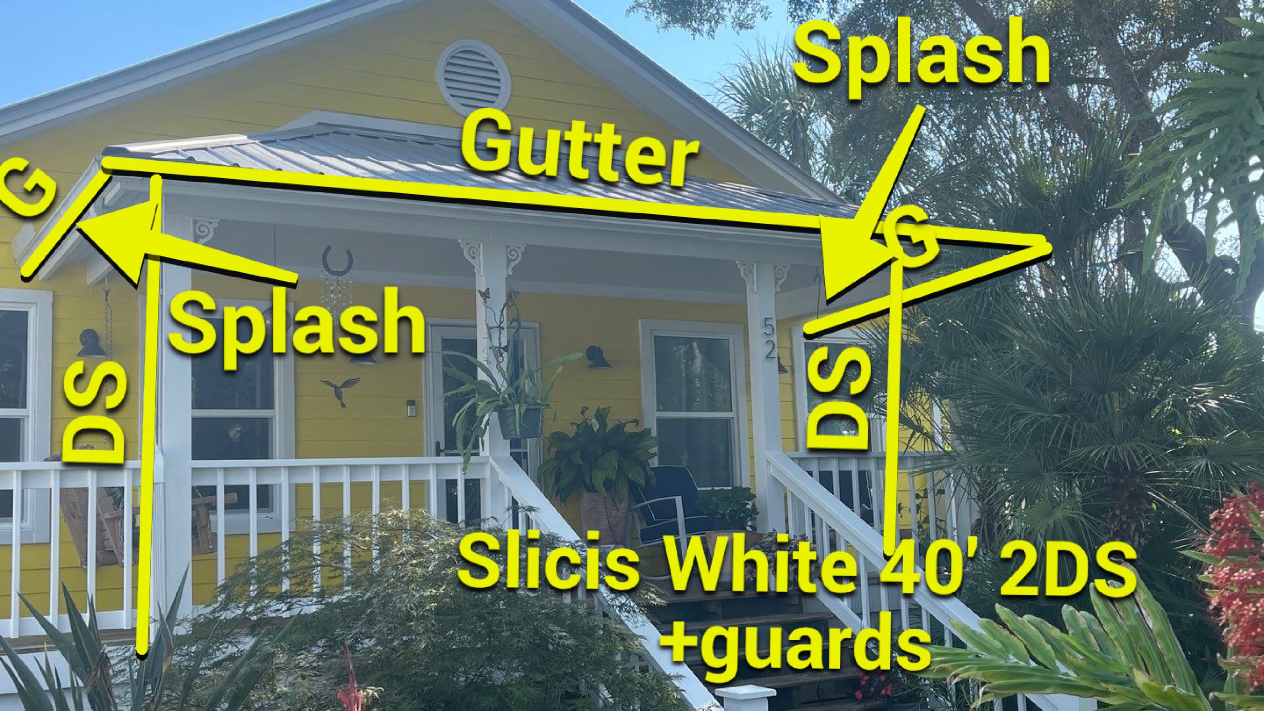 Downspout Installation + Gutter Guards in Santa Rosa FL by Gutter Professors