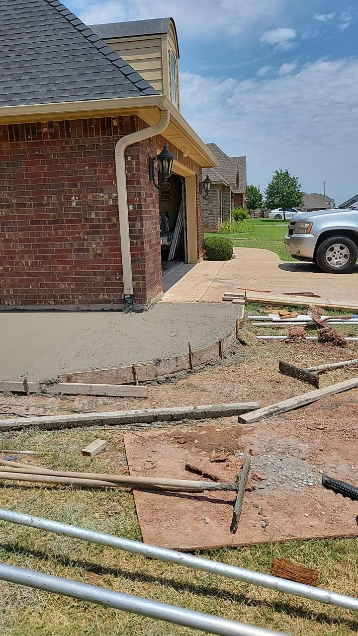 Concrete and Drainage using Concrete by Clays Services Inc