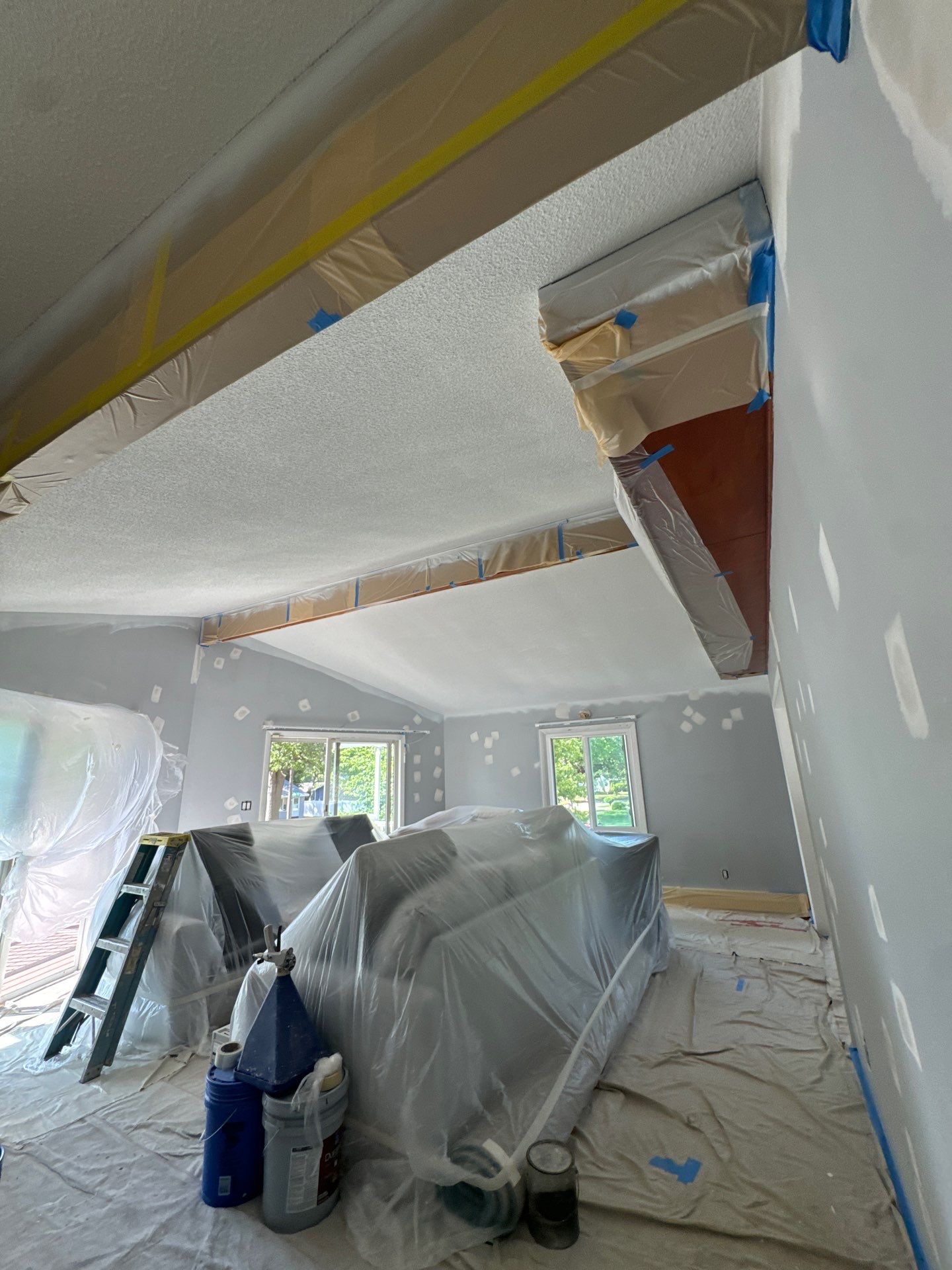Interior Drywall Repair and Whole-Home Painting in Muskegon Heights by Gordon Painting