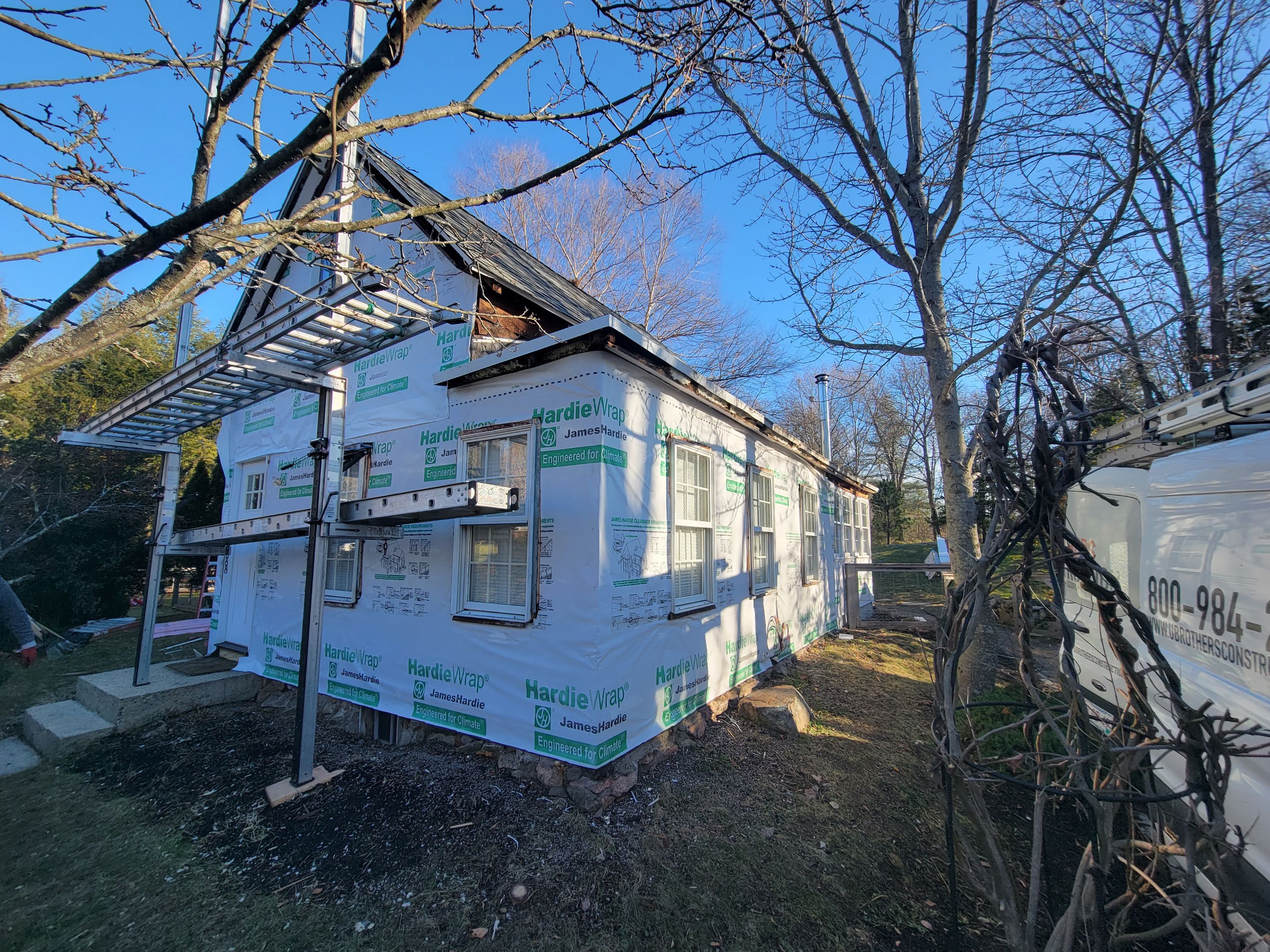 Siding Installation using James Hardie by UBrothers Construction