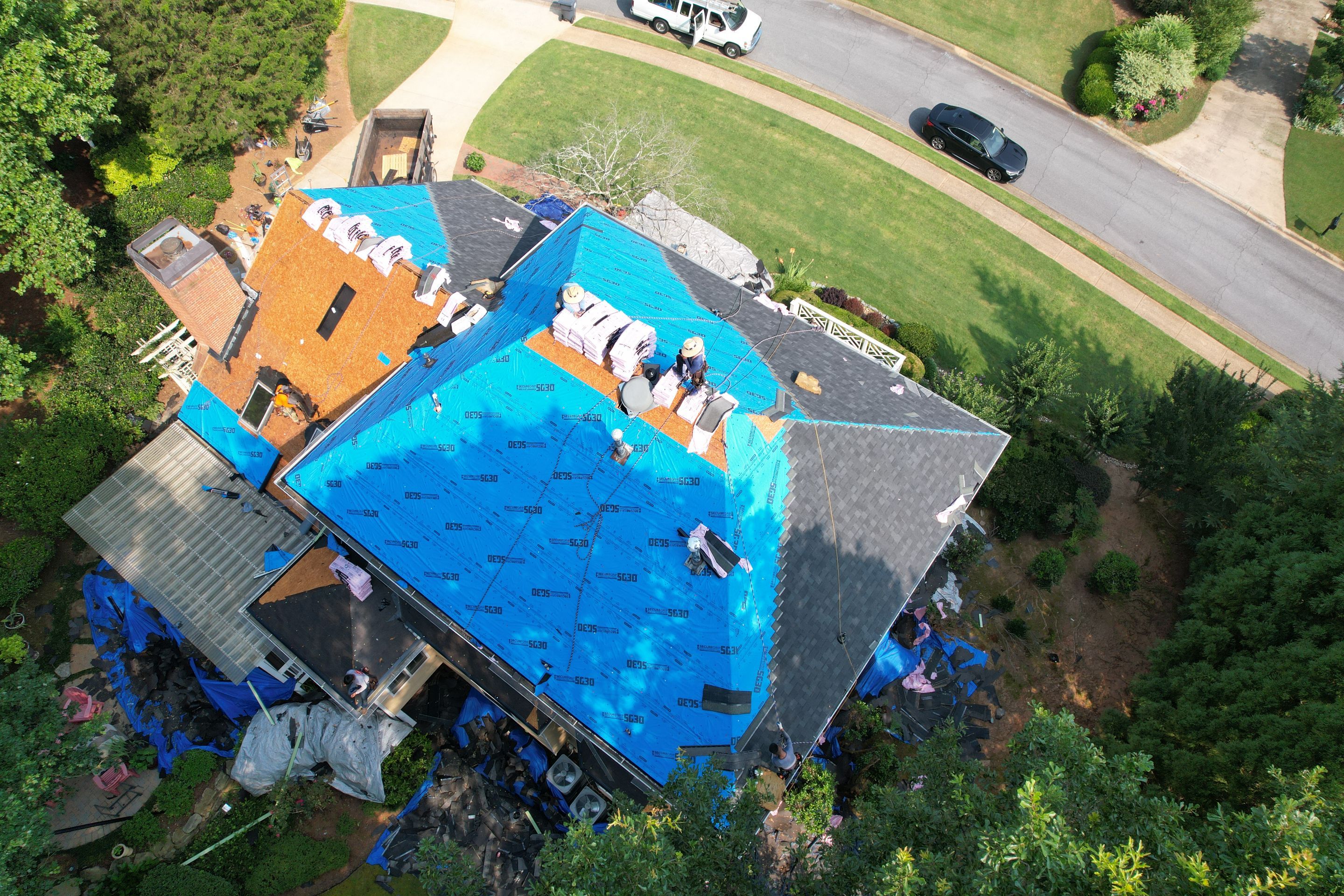 Residential Roofing Installation using Owens Corning by Inspector Roofing and Restoration