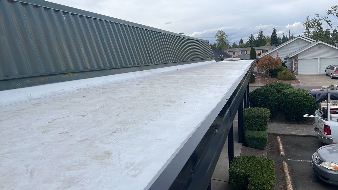 Commercial Roofing Installation using GAF 60Mil TPO  by Orezona Building & Roofing Company, Inc.