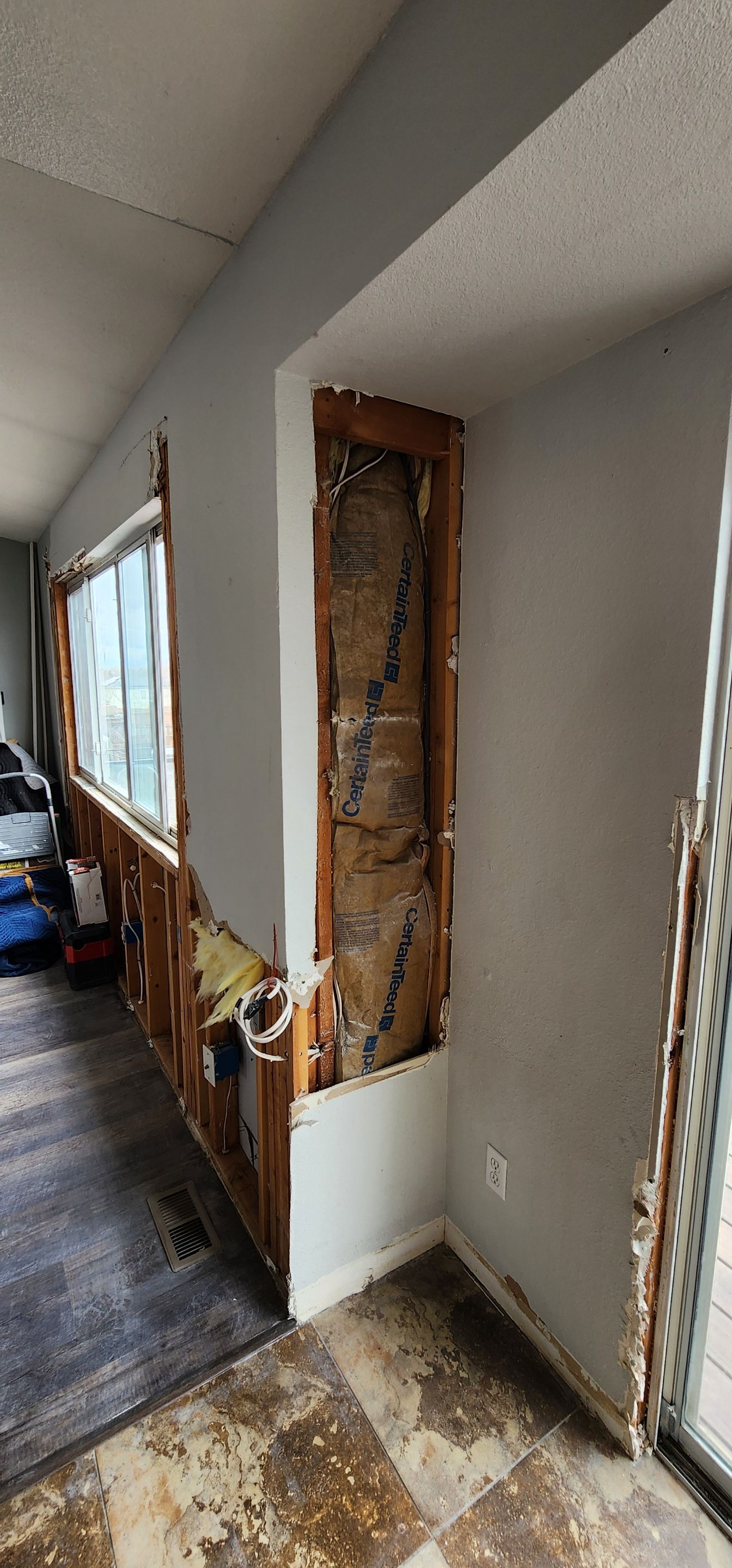 When the window and patio door was not in the right location for your dream Kitchen by 1st choice windows and siding